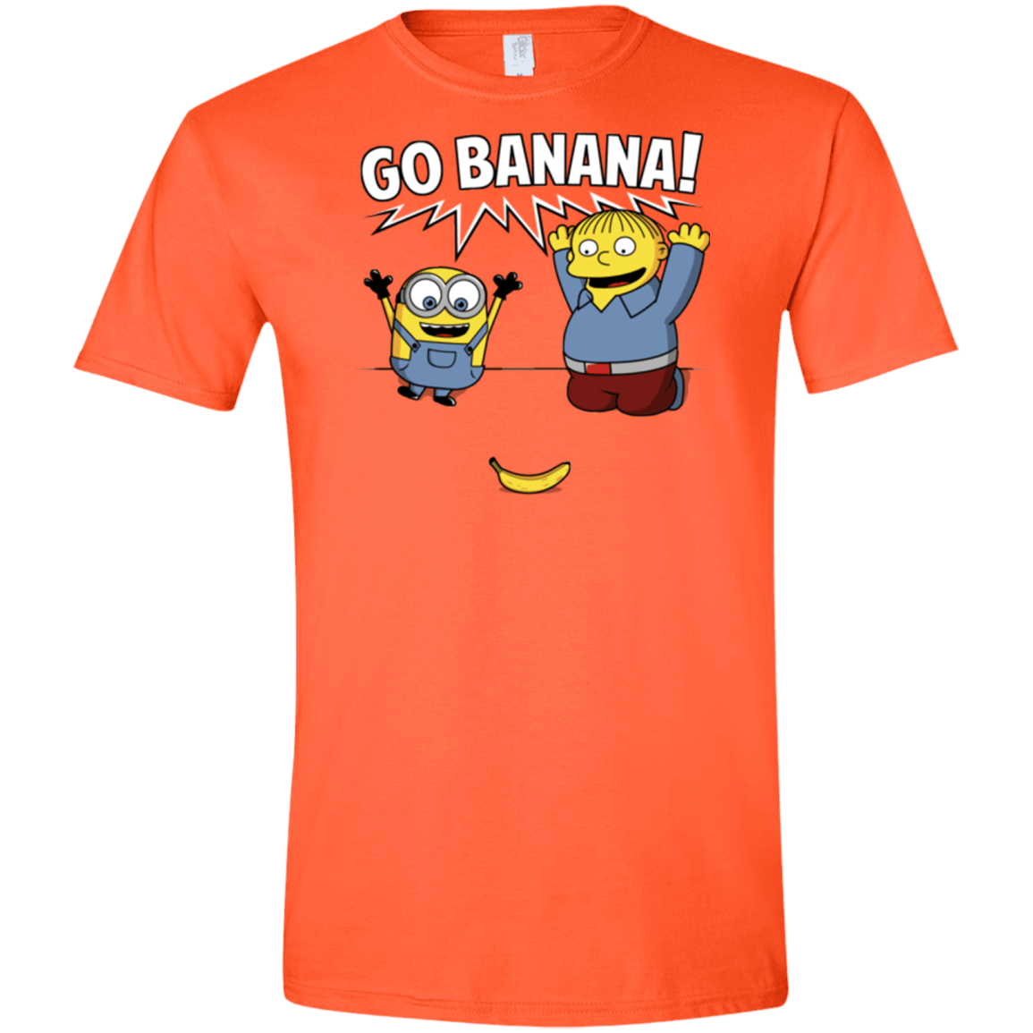 T-Shirts Orange / S Go Banana! Men's Semi-Fitted Softstyle
