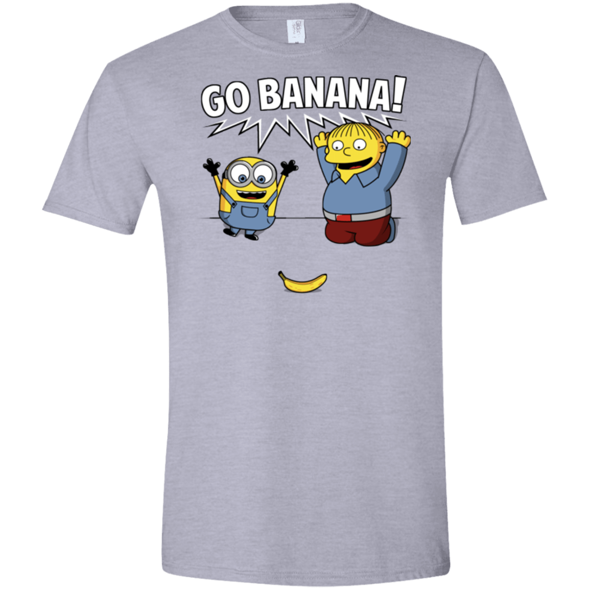 T-Shirts Sport Grey / X-Small Go Banana! Men's Semi-Fitted Softstyle