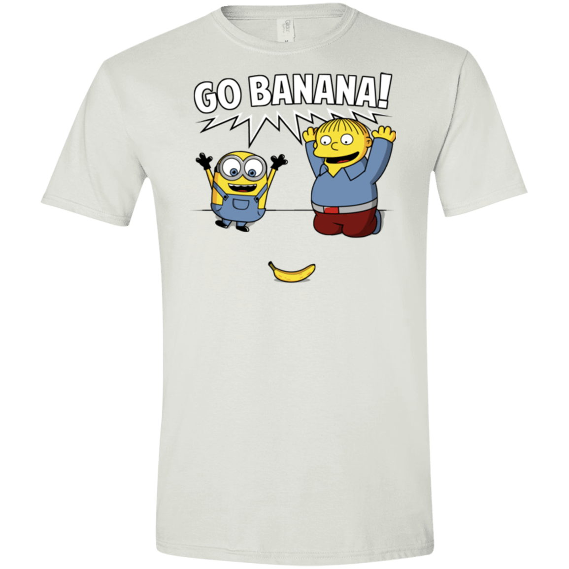 T-Shirts White / X-Small Go Banana! Men's Semi-Fitted Softstyle