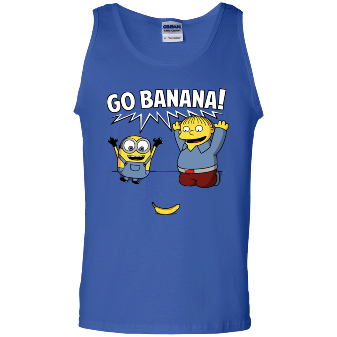 T-Shirts Royal / S Go Banana! Men's Tank Top