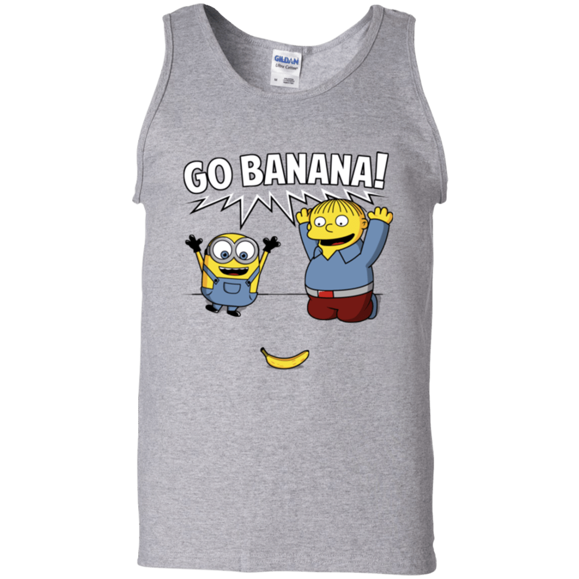 T-Shirts Sport Grey / S Go Banana! Men's Tank Top