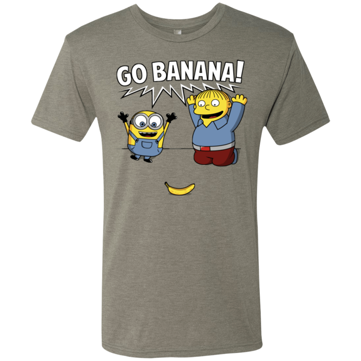 T-Shirts Venetian Grey / S Go Banana! Men's Triblend T-Shirt