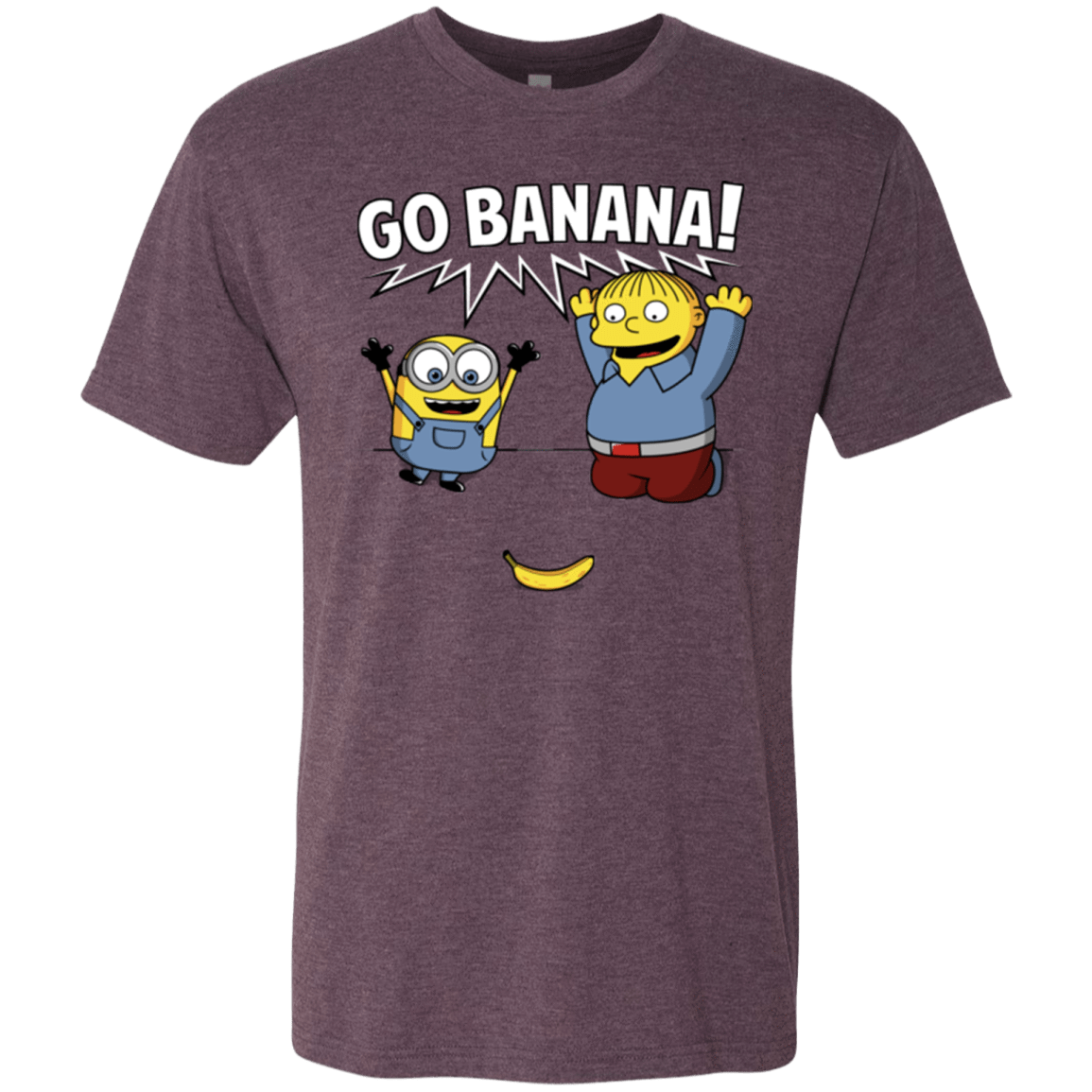 T-Shirts Vintage Purple / S Go Banana! Men's Triblend T-Shirt