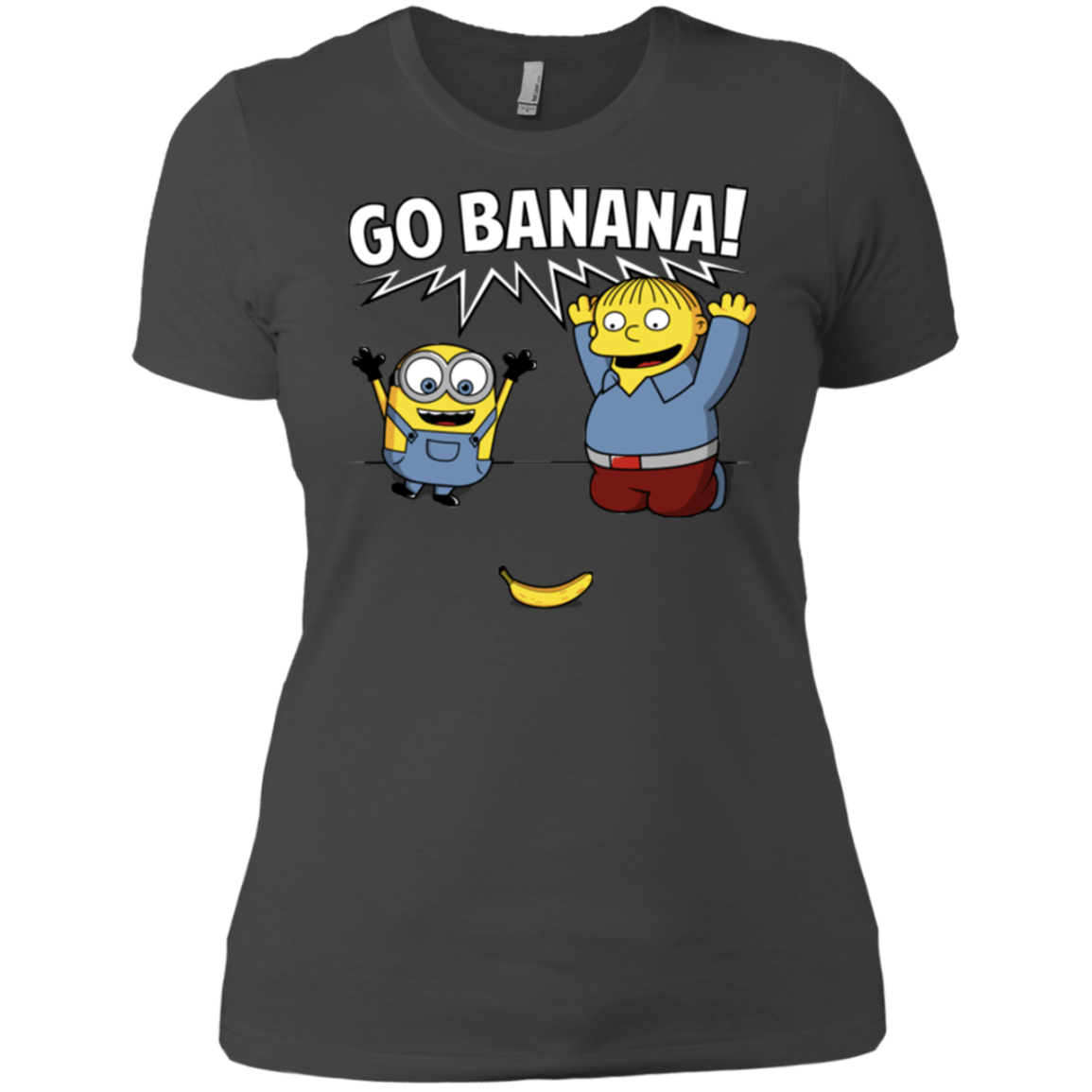 T-Shirts Heavy Metal / X-Small Go Banana! Women's Premium T-Shirt