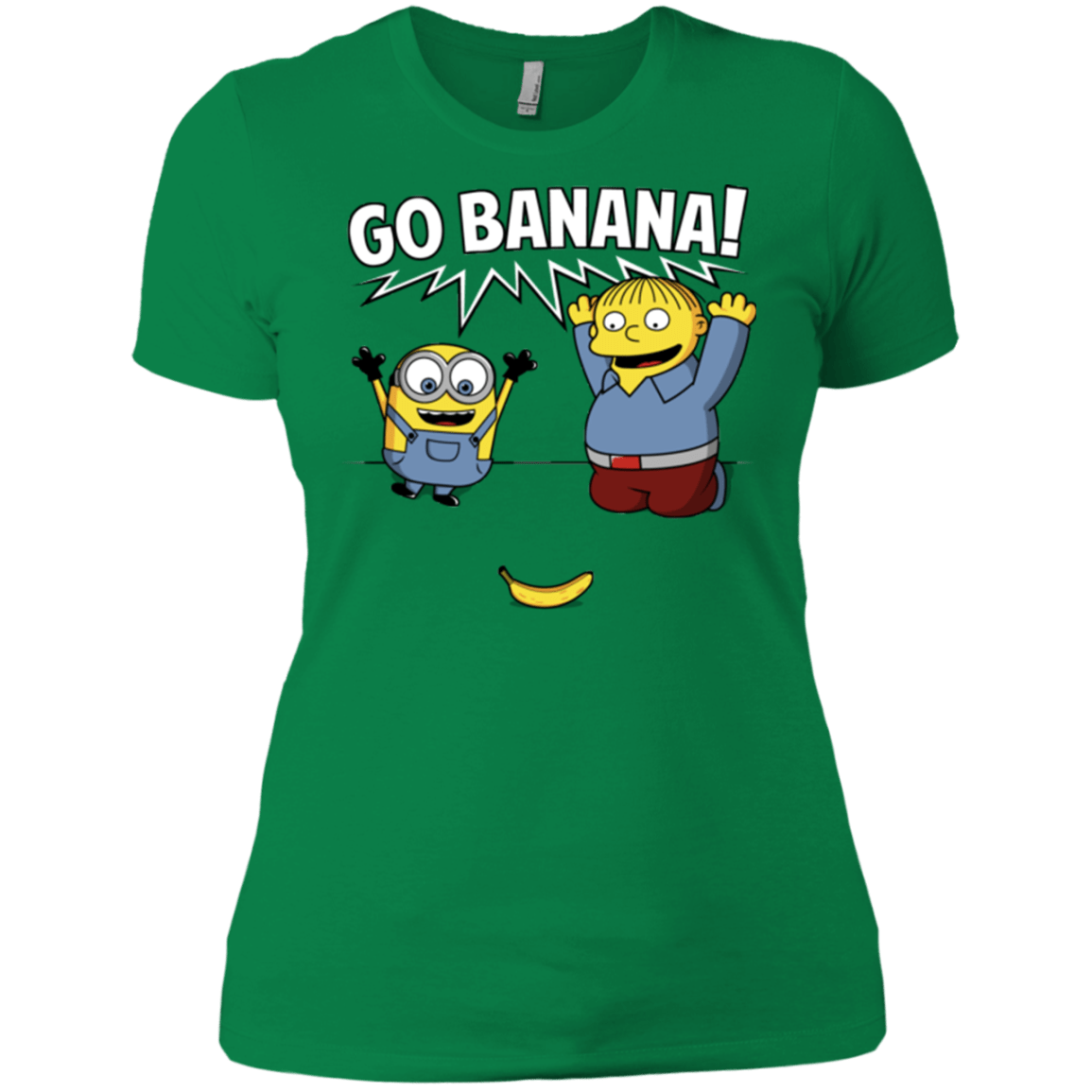 T-Shirts Kelly Green / X-Small Go Banana! Women's Premium T-Shirt