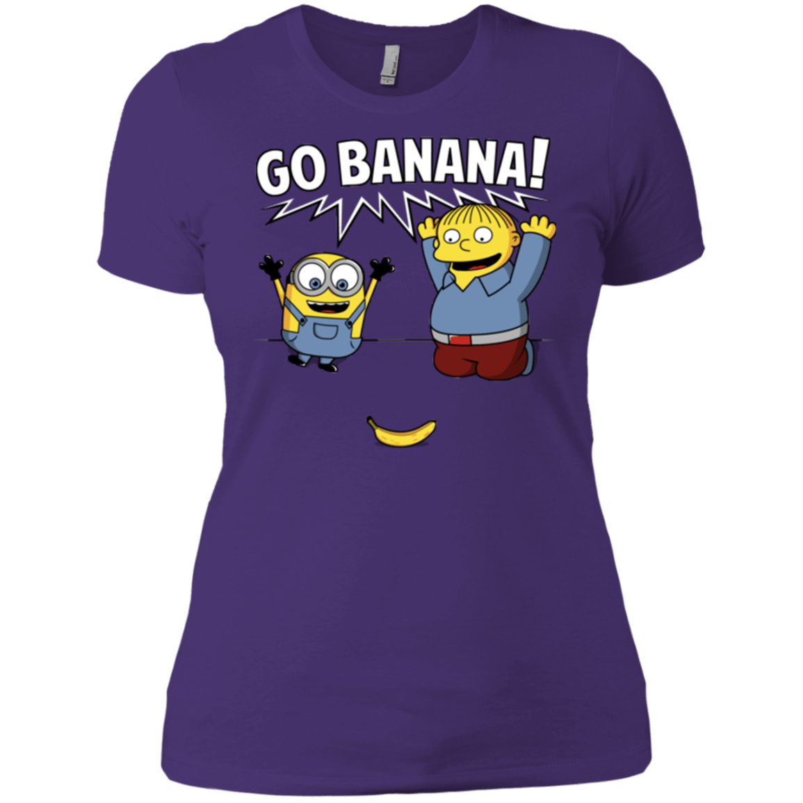 T-Shirts Purple Rush/ / X-Small Go Banana! Women's Premium T-Shirt