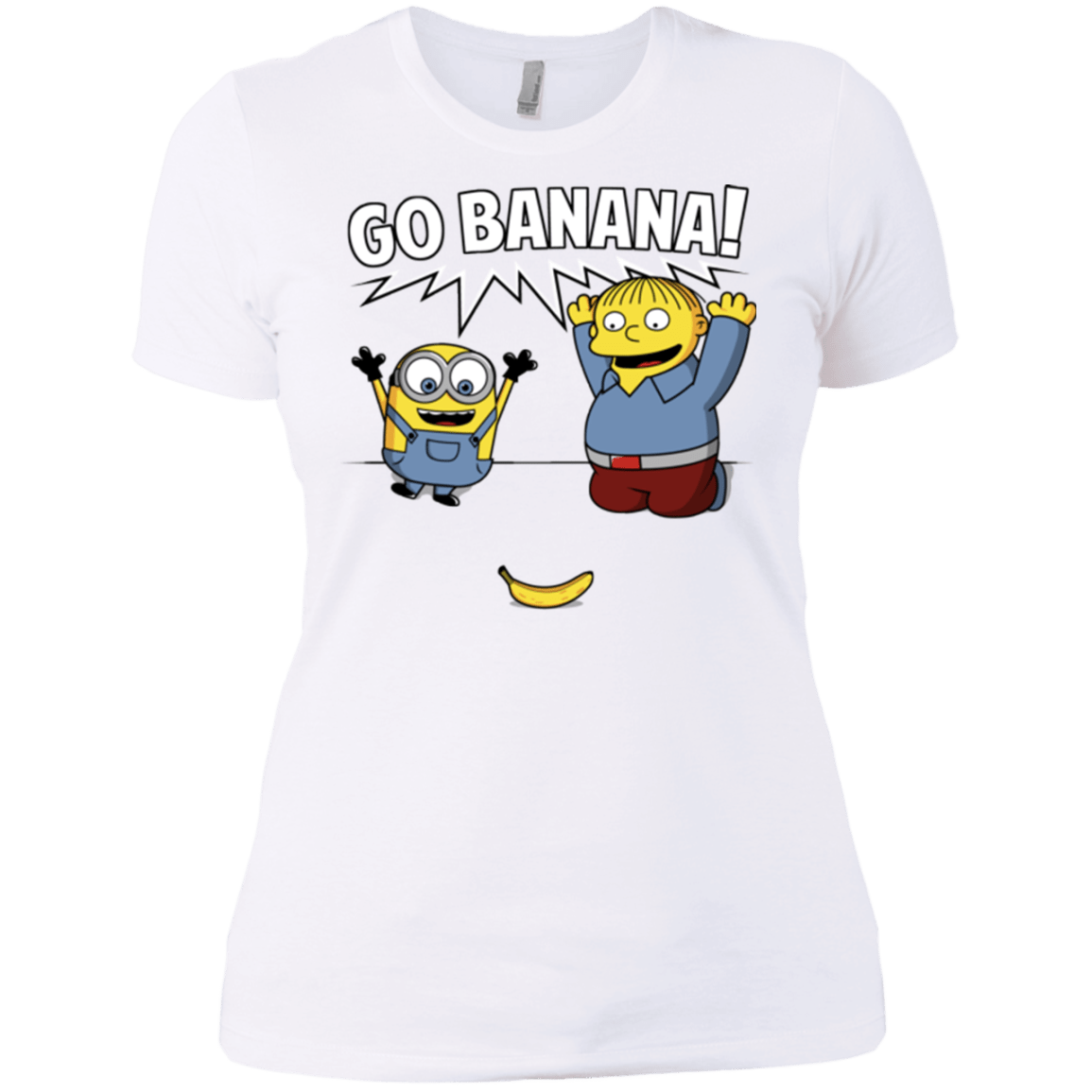 T-Shirts White / X-Small Go Banana! Women's Premium T-Shirt