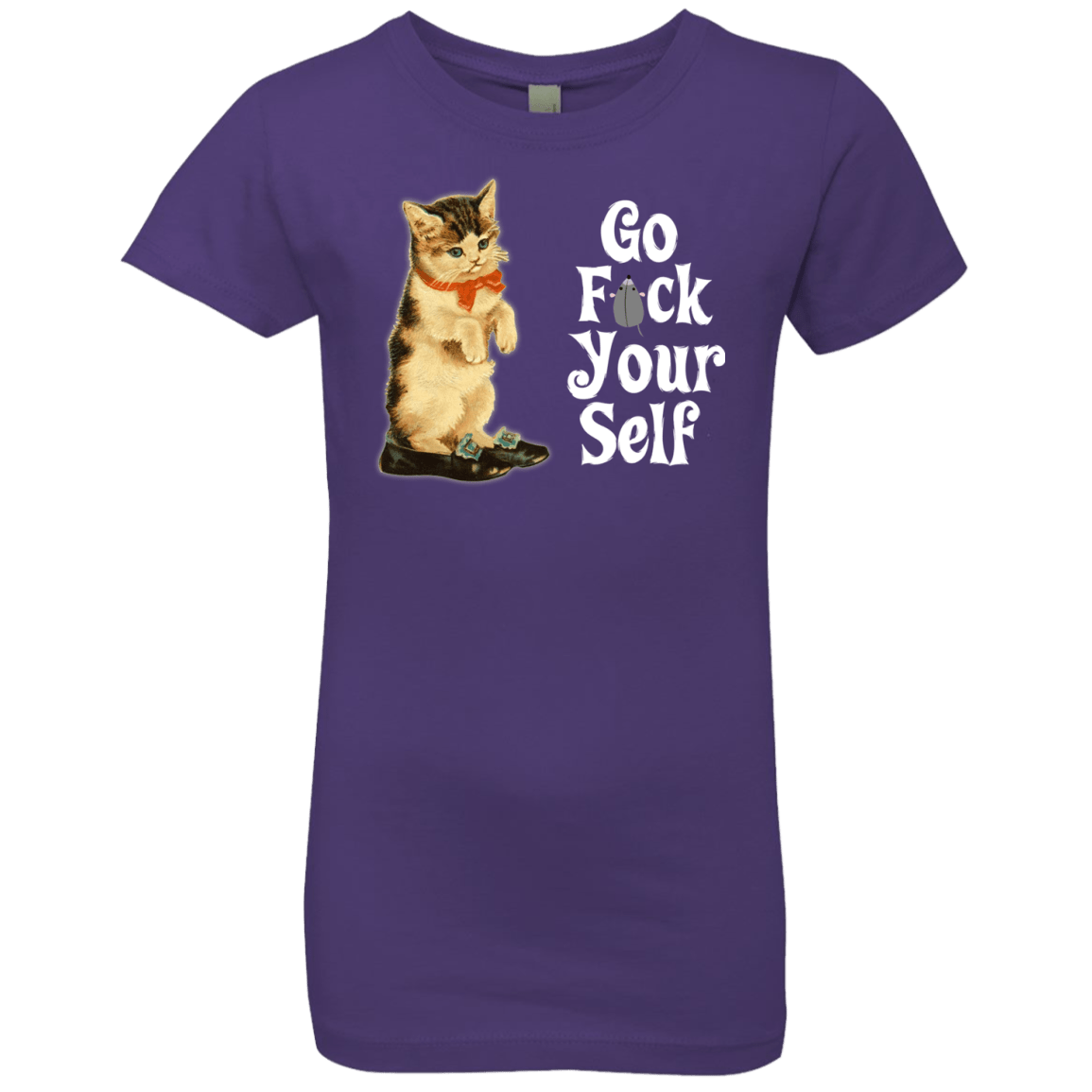 T-Shirts Purple Rush / YXS Go fck yourself Girls Premium T-Shirt