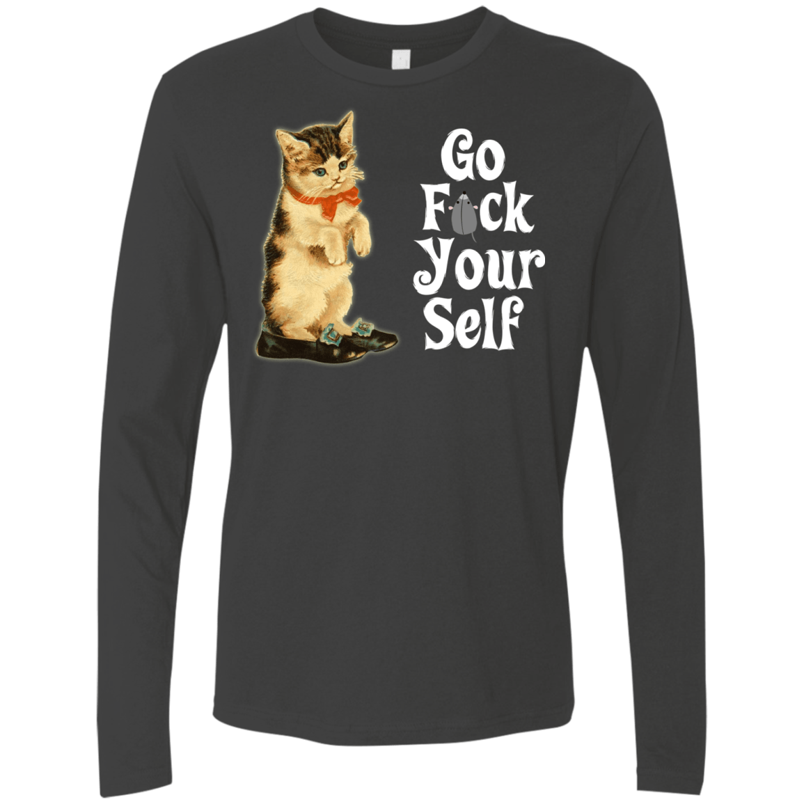 T-Shirts Heavy Metal / Small Go fck yourself Men's Premium Long Sleeve