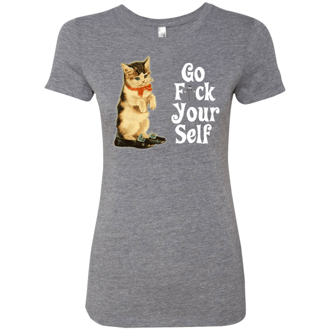 T-Shirts Premium Heather / Small Go fck yourself Women's Triblend T-Shirt