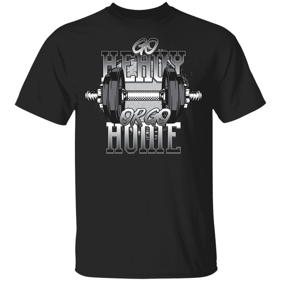 T-Shirts Black / YXS Go Heavy Or Go Home Youth T-Shirt