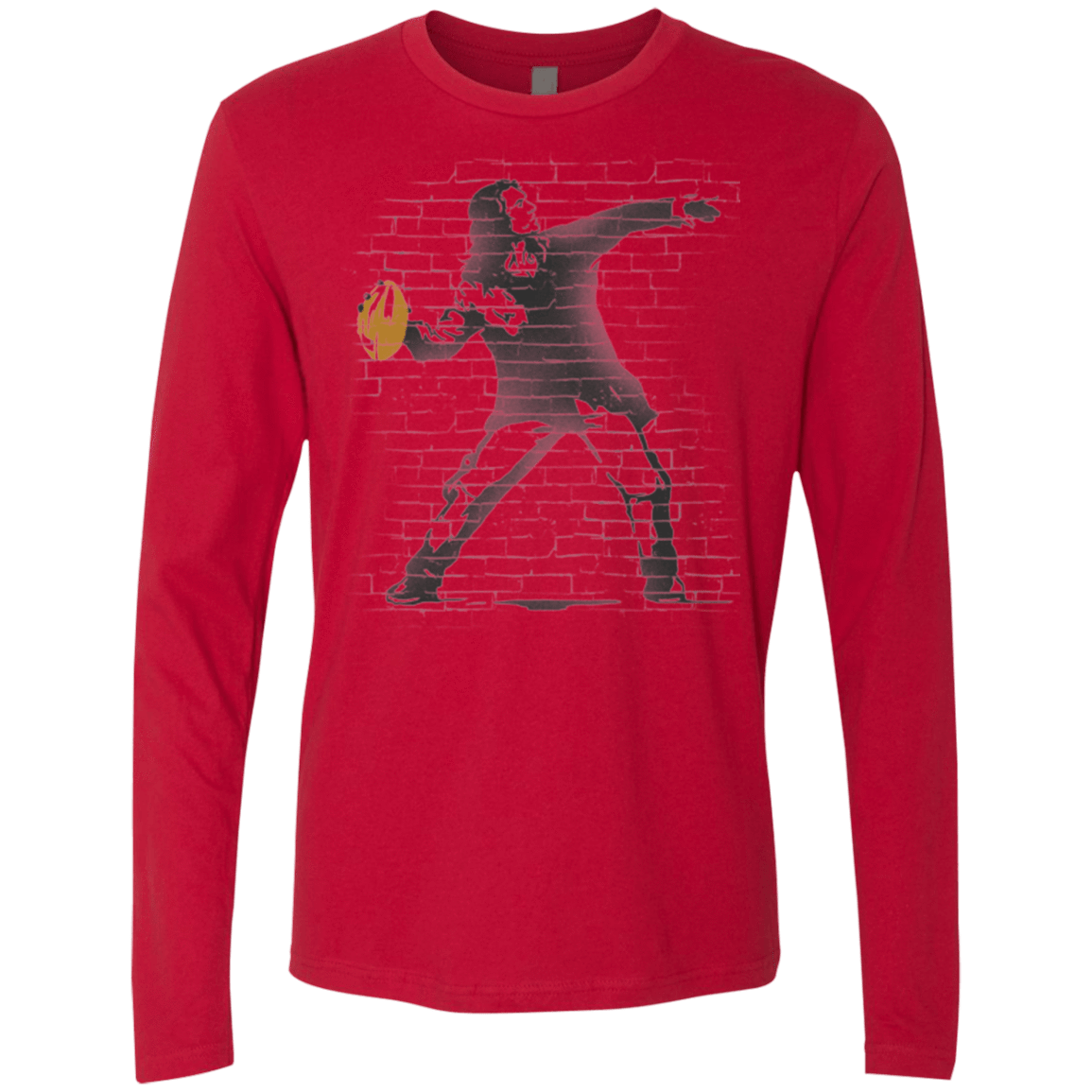 T-Shirts Red / Small GO LONG MARK Men's Premium Long Sleeve