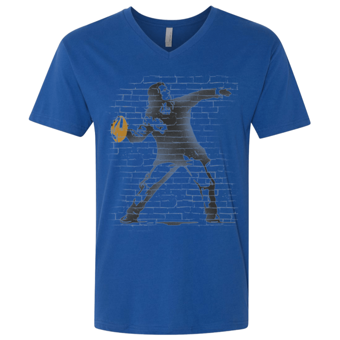 T-Shirts Royal / X-Small GO LONG MARK Men's Premium V-Neck