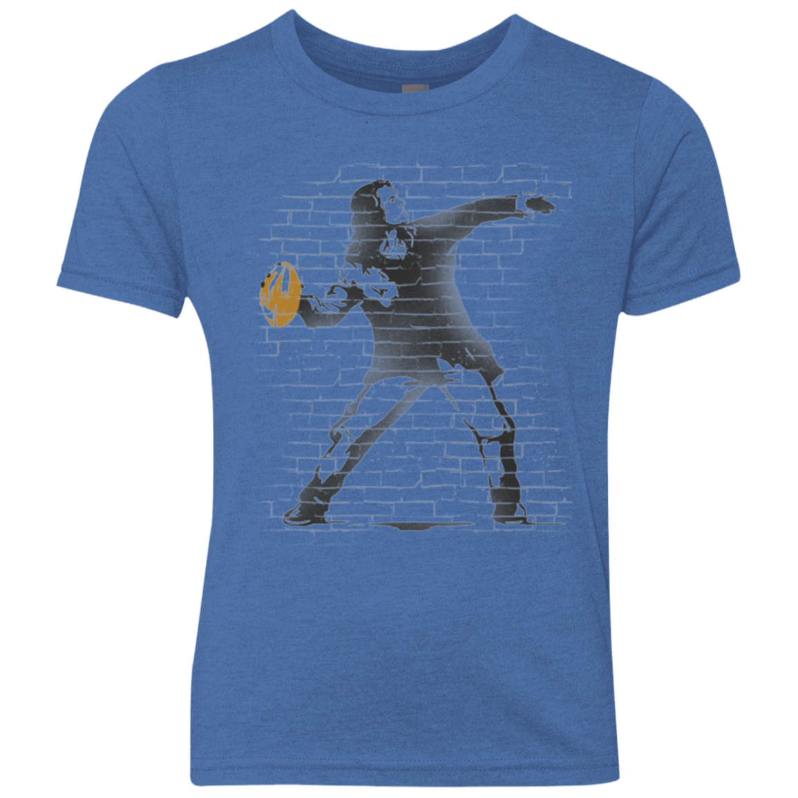 T-Shirts Vintage Royal / YXS GO LONG MARK Youth Triblend T-Shirt