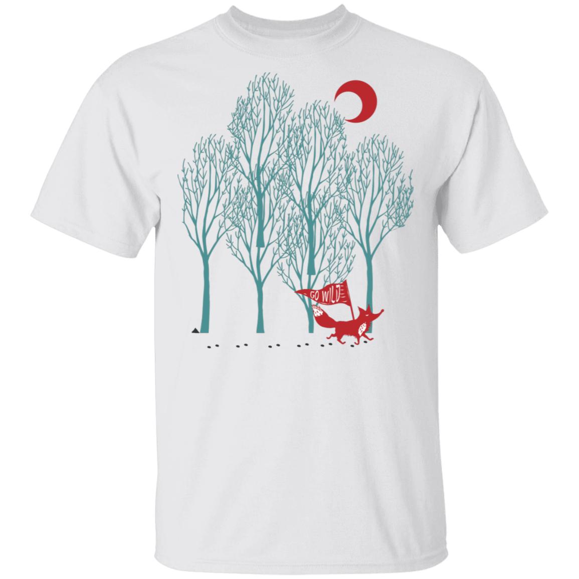 T-Shirts White / S Go Wild Fox Trot T-Shirt