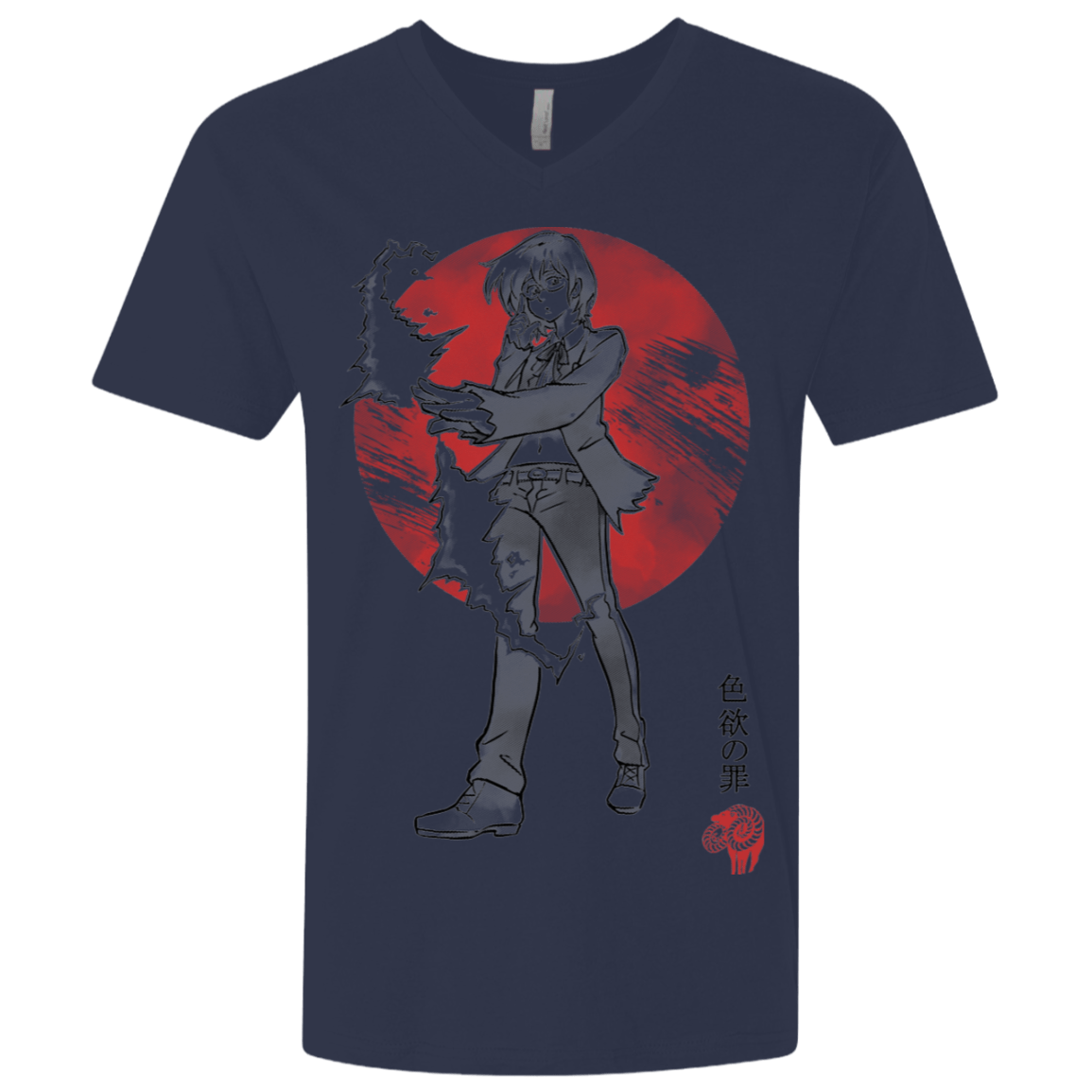 T-Shirts Midnight Navy / X-Small Goat Lust Men's Premium V-Neck