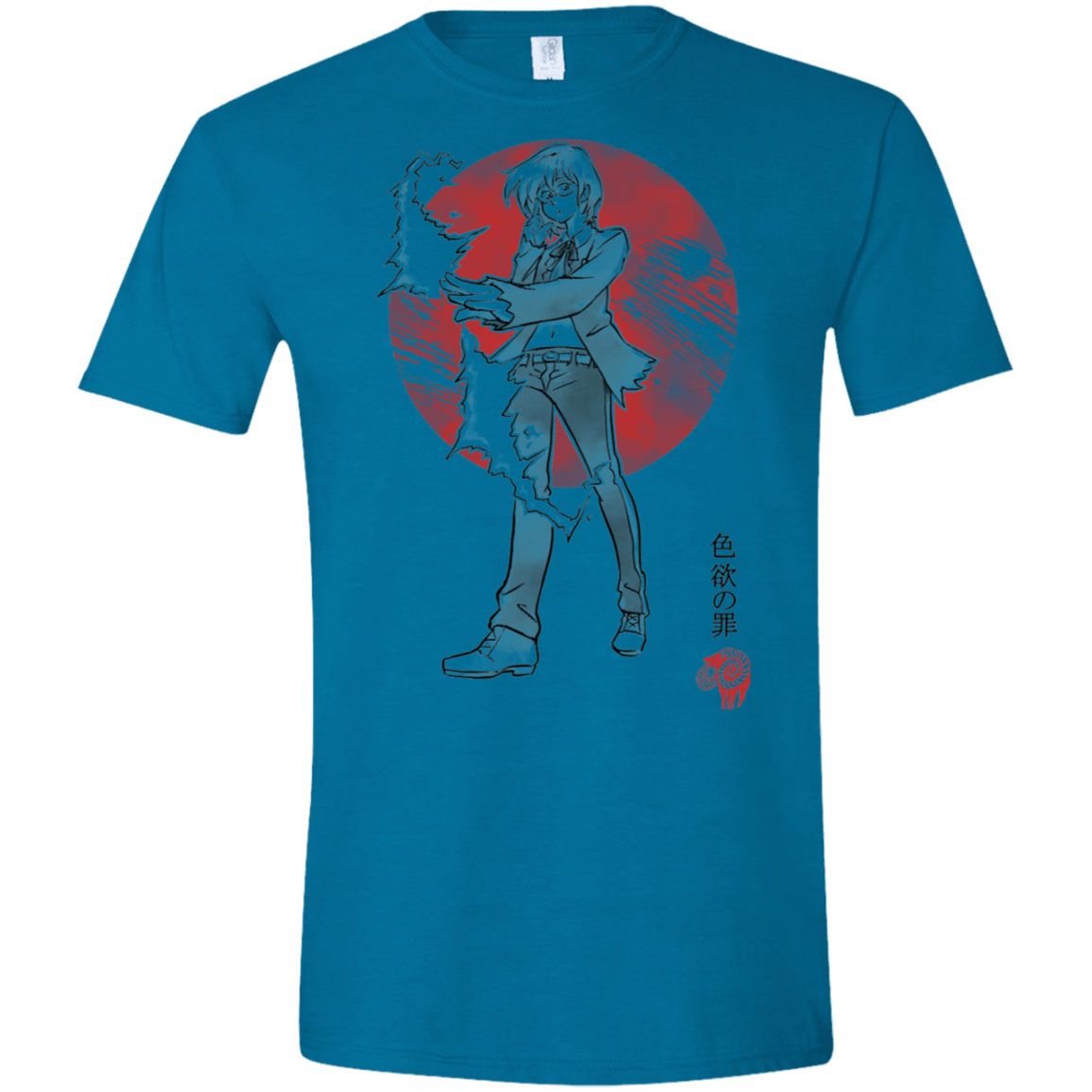 T-Shirts Antique Sapphire / S Goat Lust Men's Semi-Fitted Softstyle