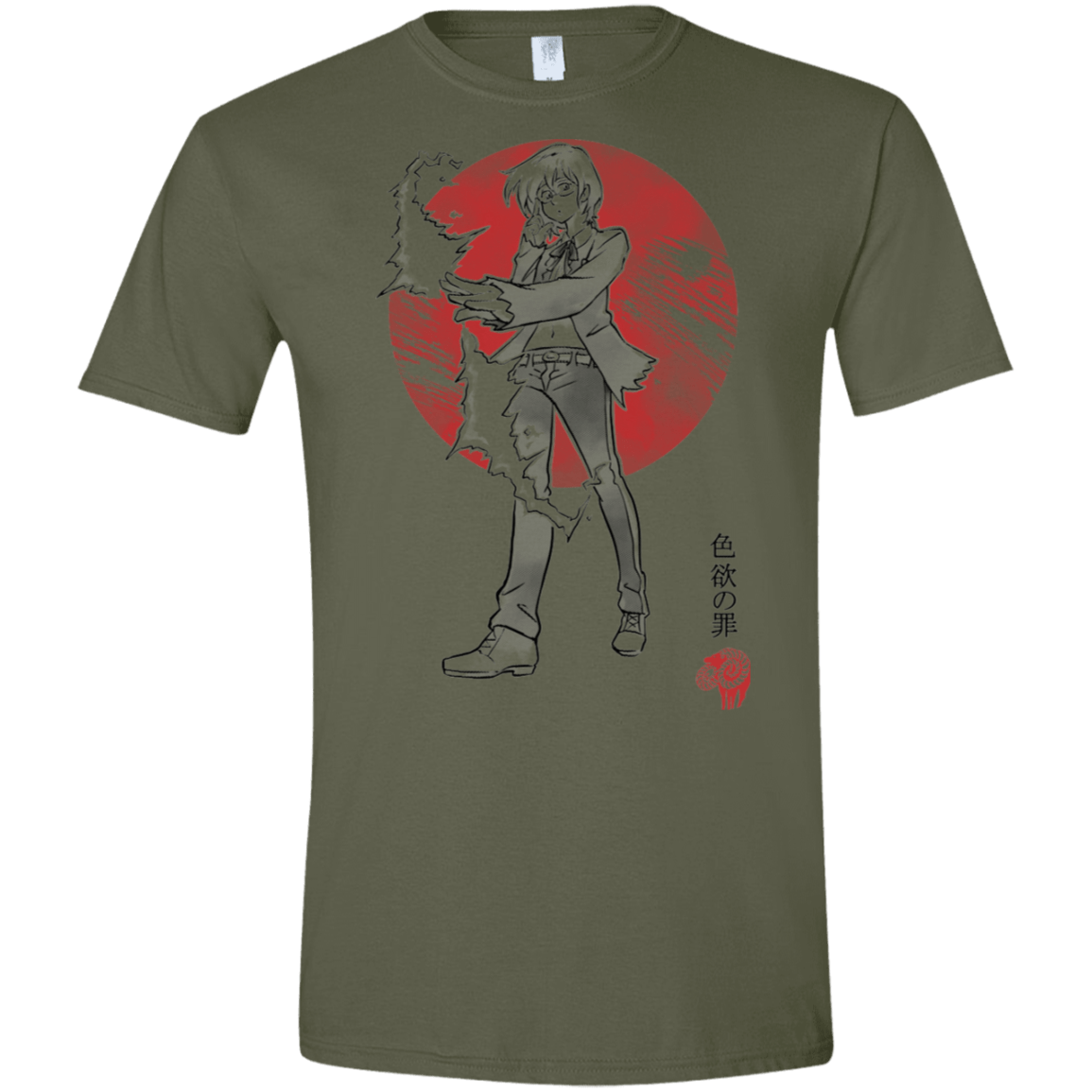 T-Shirts Military Green / S Goat Lust Men's Semi-Fitted Softstyle