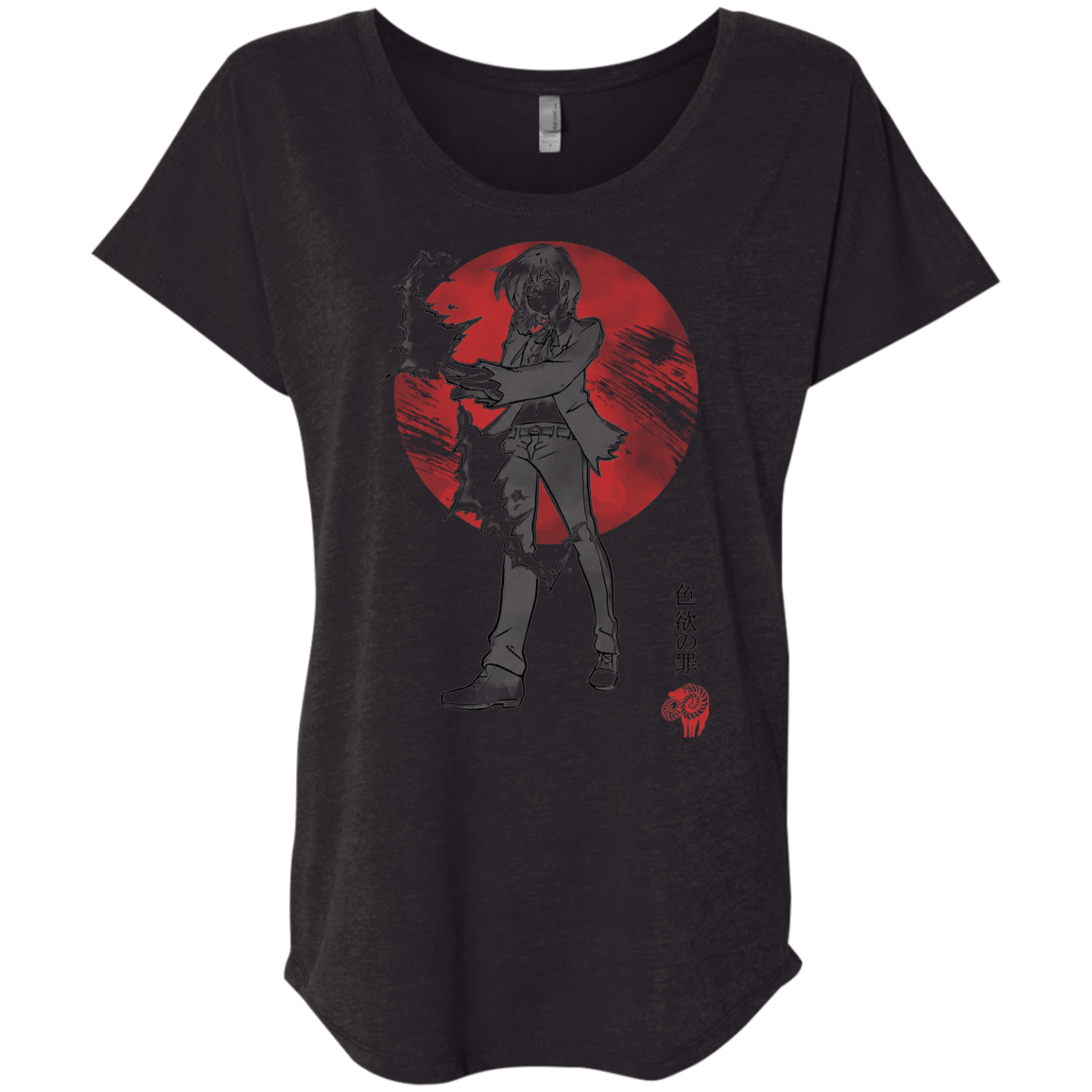 T-Shirts Vintage Black / X-Small Goat Lust Triblend Dolman Sleeve