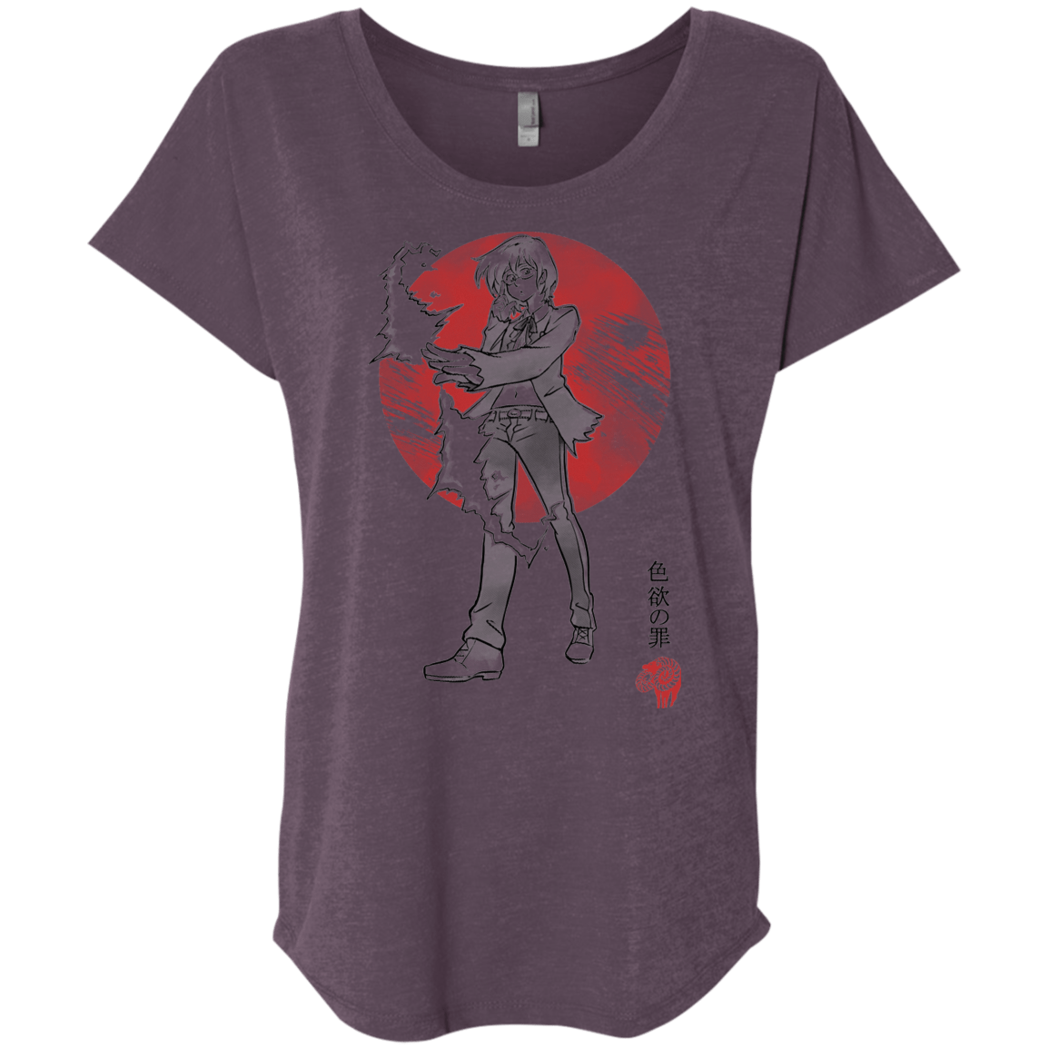 T-Shirts Vintage Purple / X-Small Goat Lust Triblend Dolman Sleeve