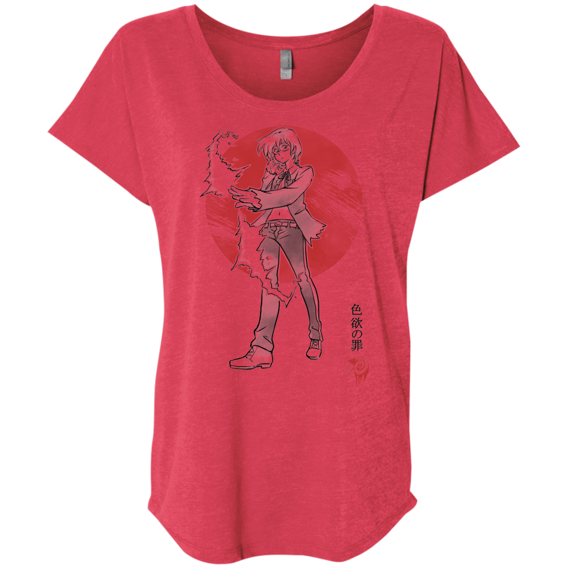 T-Shirts Vintage Red / X-Small Goat Lust Triblend Dolman Sleeve