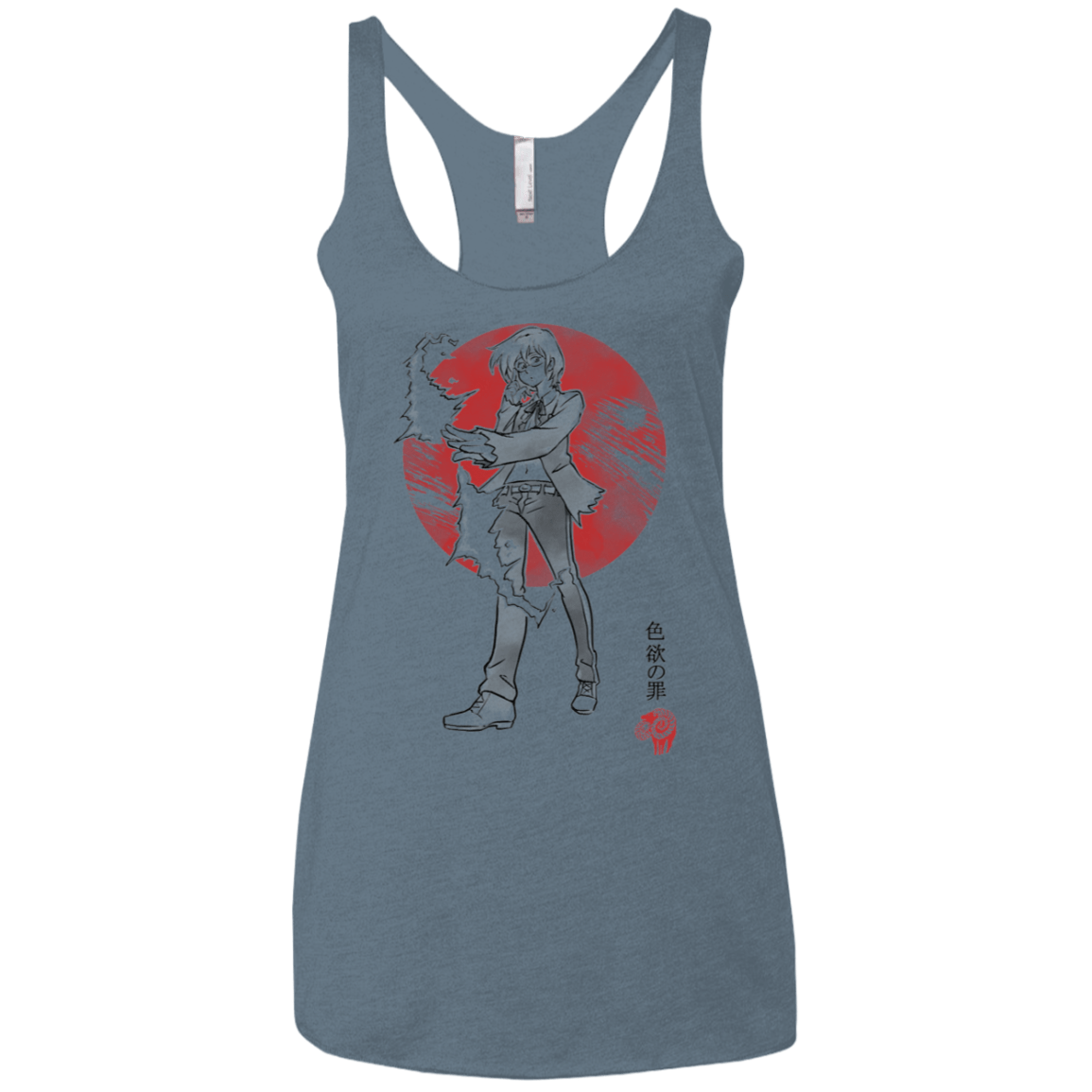 T-Shirts Indigo / X-Small Goat Lust Women's Triblend Racerback Tank