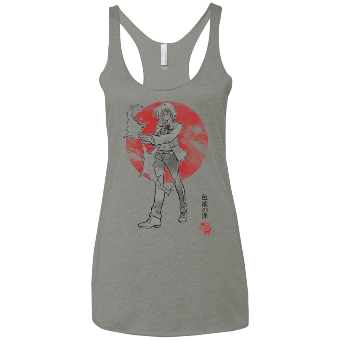 T-Shirts Venetian Grey / X-Small Goat Lust Women's Triblend Racerback Tank