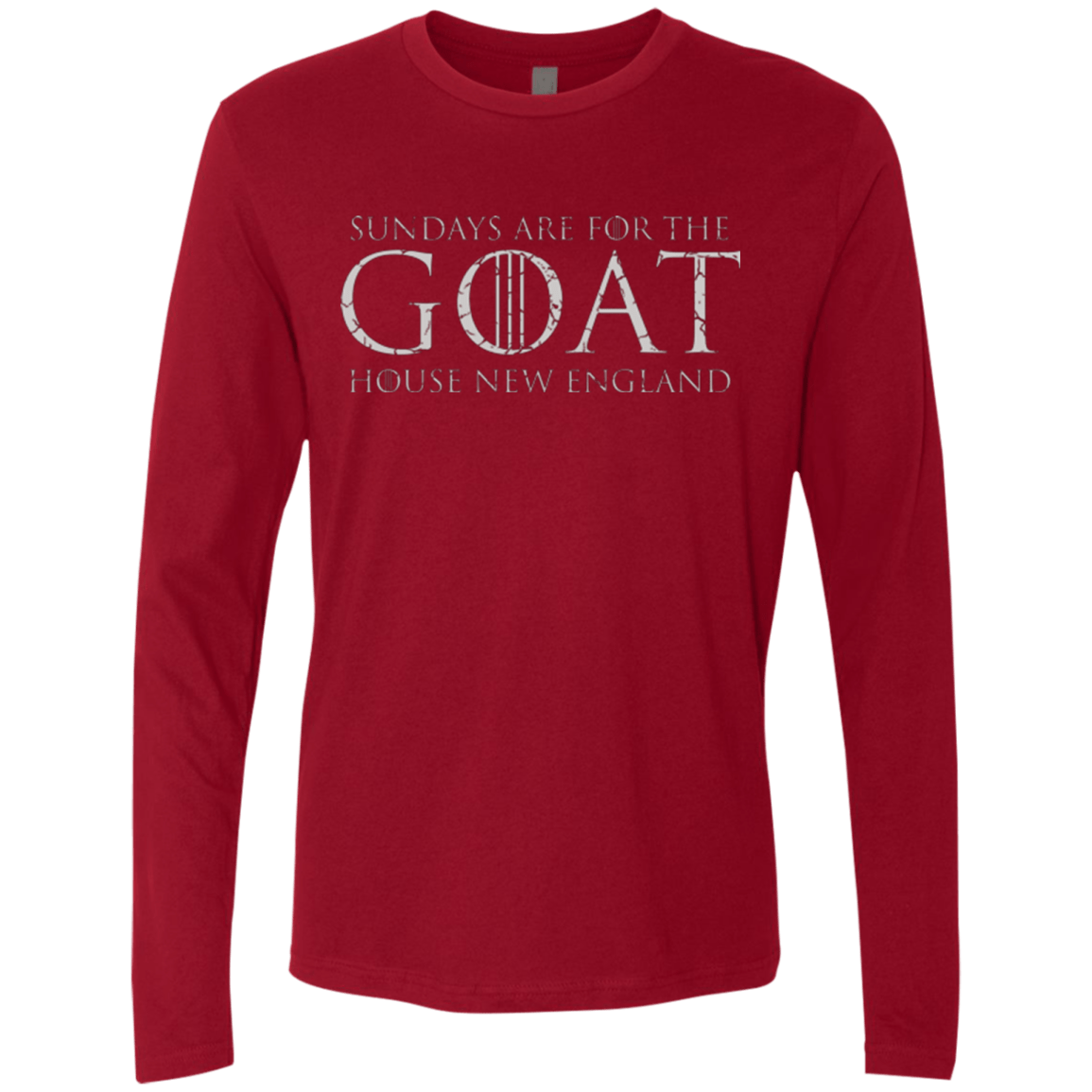 T-Shirts Cardinal / Small GOAT Men's Premium Long Sleeve