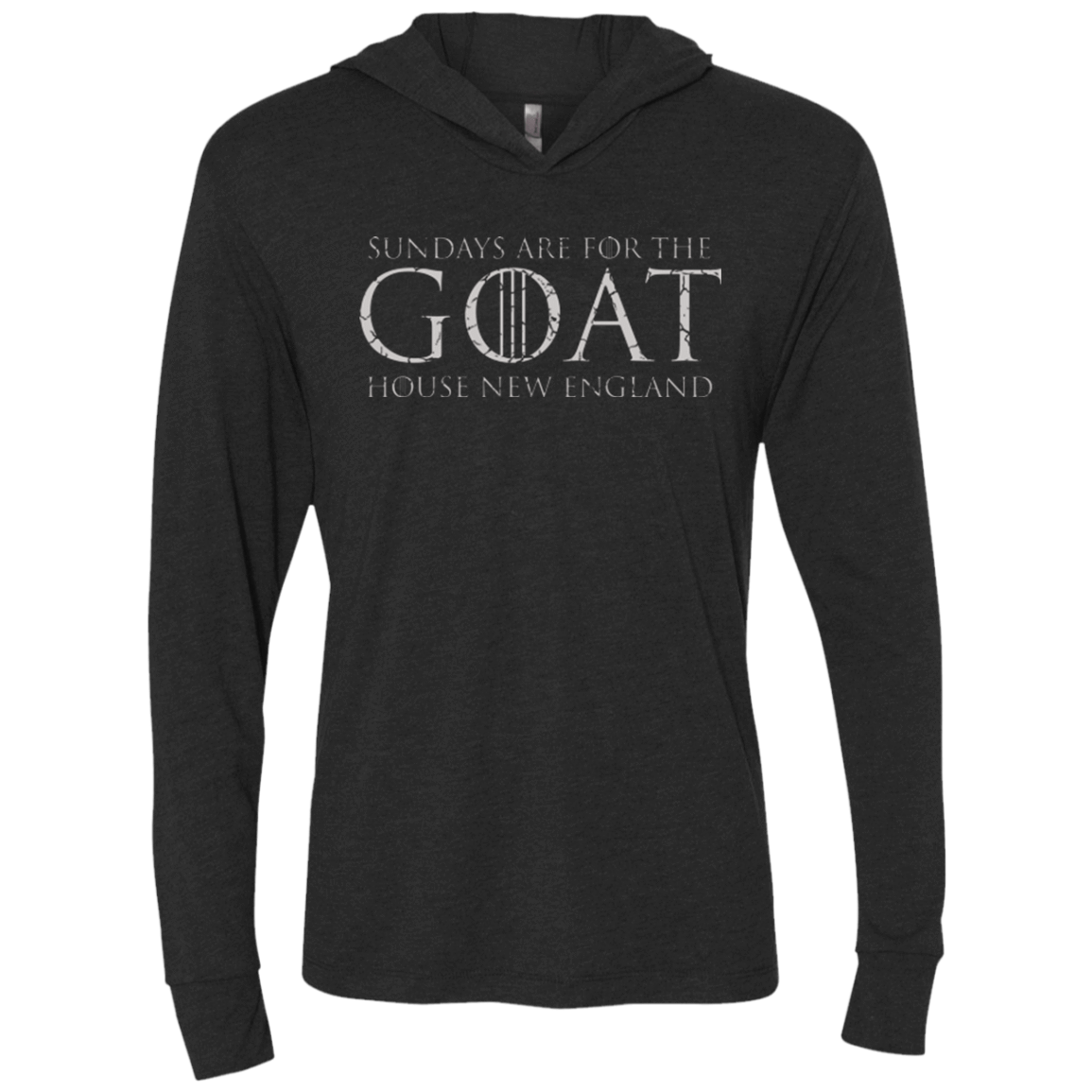 T-Shirts Vintage Black / X-Small GOAT Triblend Long Sleeve Hoodie Tee