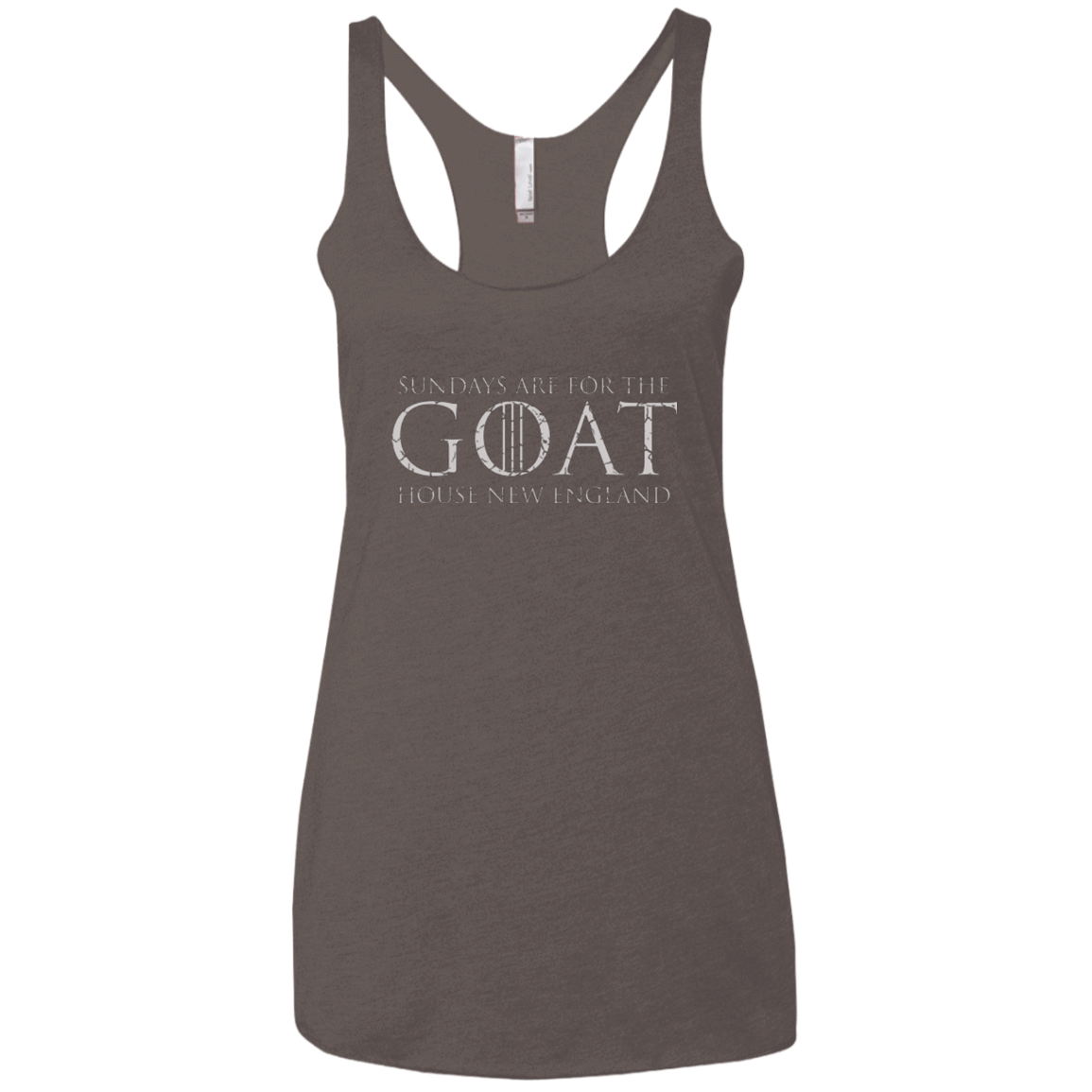 T-Shirts Macchiato / X-Small GOAT Women's Triblend Racerback Tank