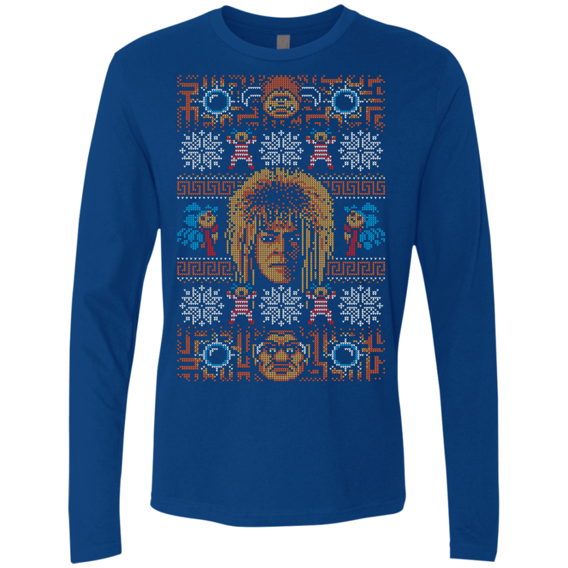 T-Shirts Royal / Small Goblin Christmas Men's Premium Long Sleeve