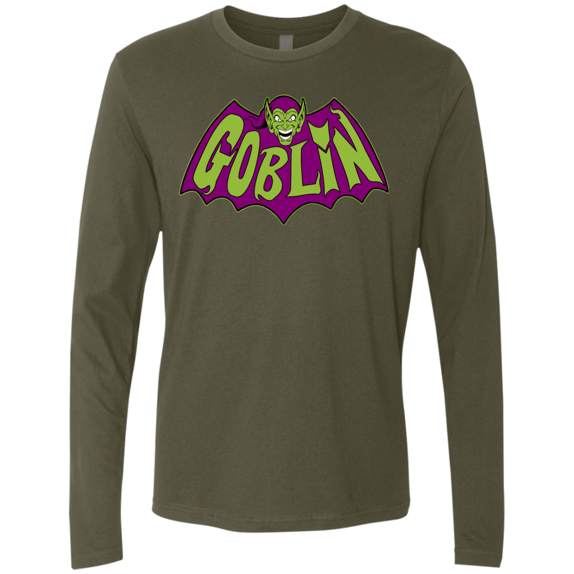 T-Shirts Military Green / Small Goblin Men's Premium Long Sleeve