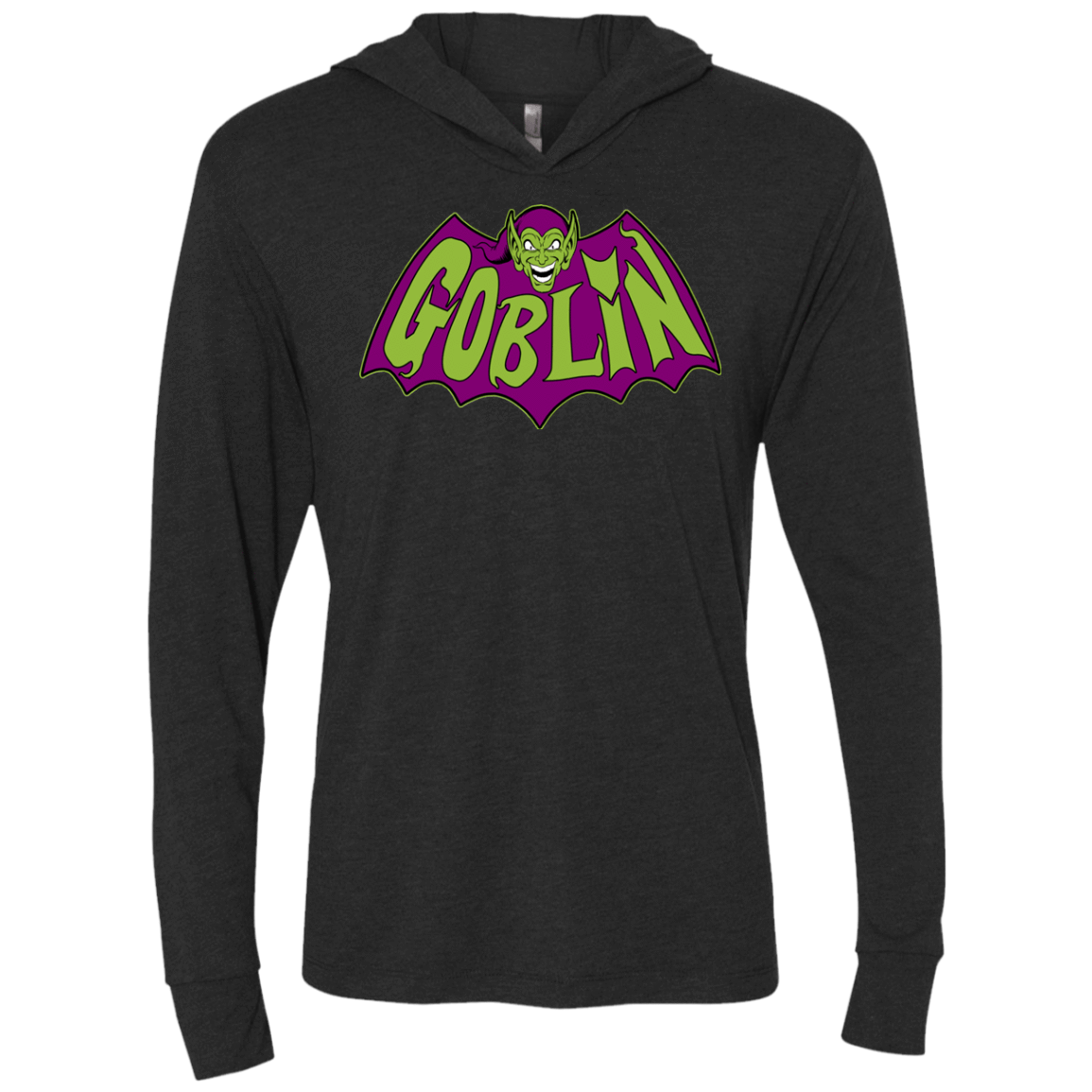 T-Shirts Vintage Black / X-Small Goblin Triblend Long Sleeve Hoodie Tee
