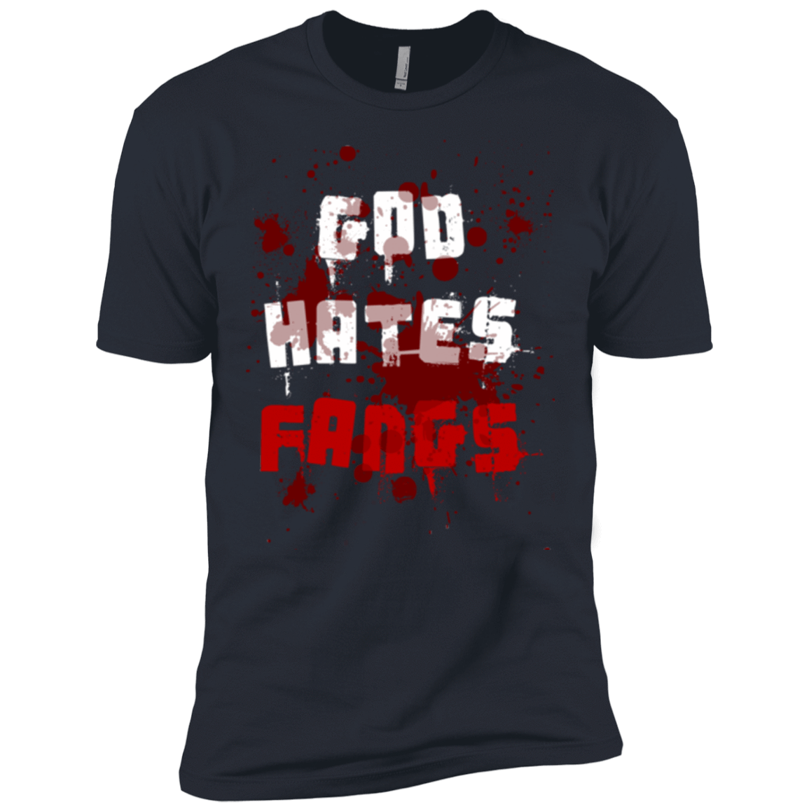 T-Shirts Indigo / X-Small God hates fangs Men's Premium T-Shirt
