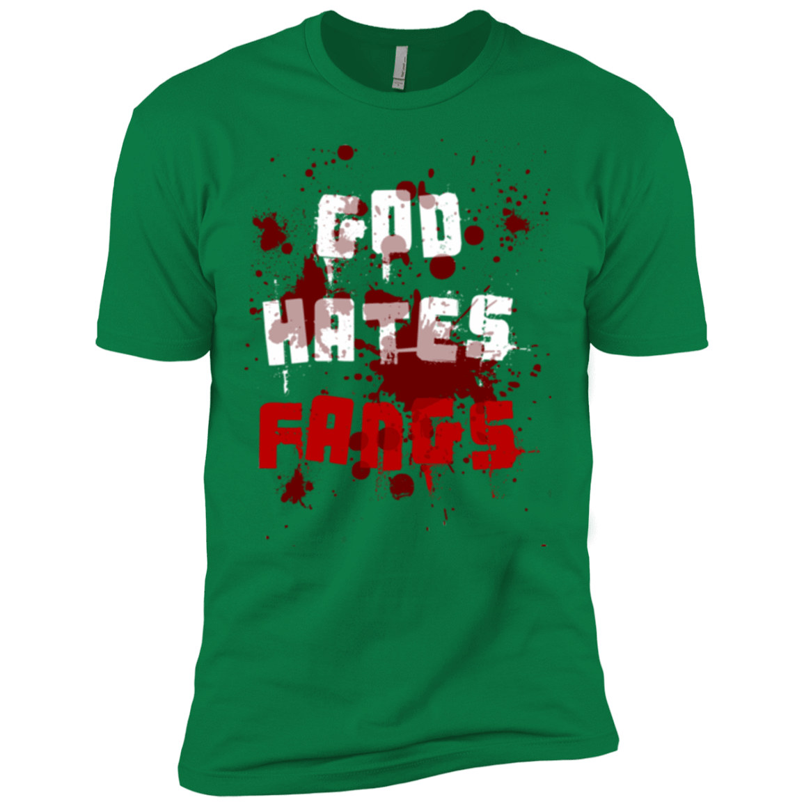 T-Shirts Kelly Green / X-Small God hates fangs Men's Premium T-Shirt