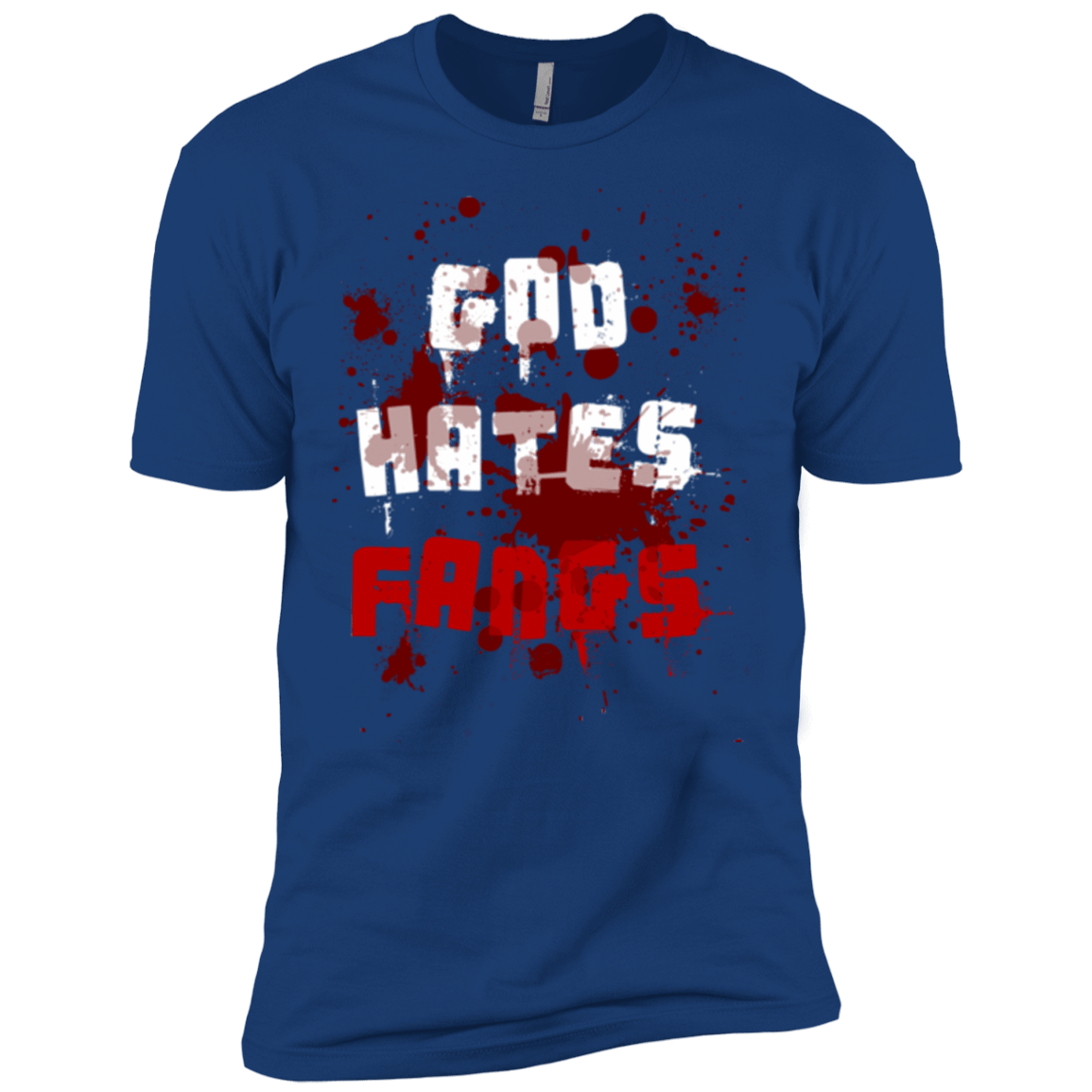 T-Shirts Royal / X-Small God hates fangs Men's Premium T-Shirt