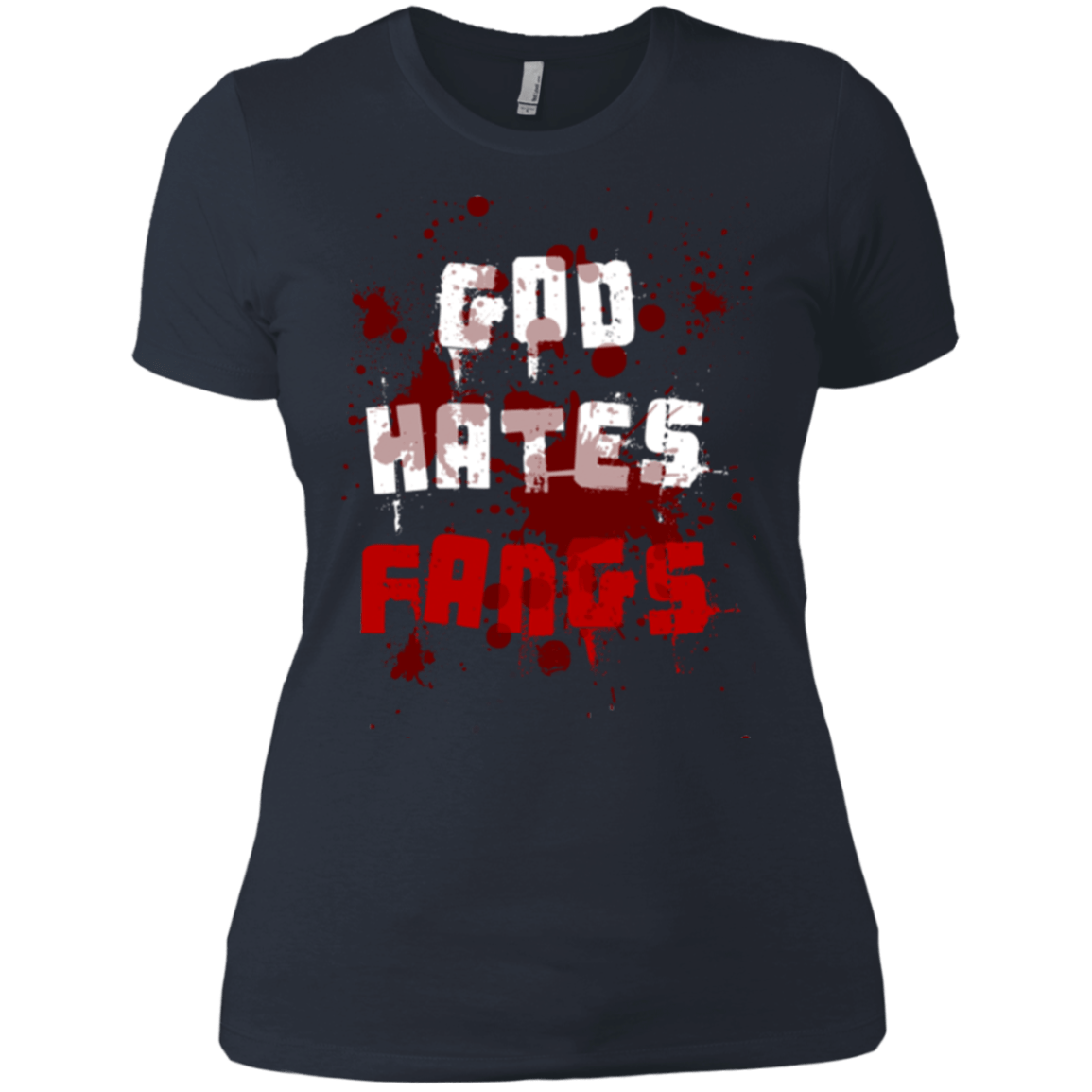 T-Shirts Indigo / X-Small God hates fangs Women's Premium T-Shirt
