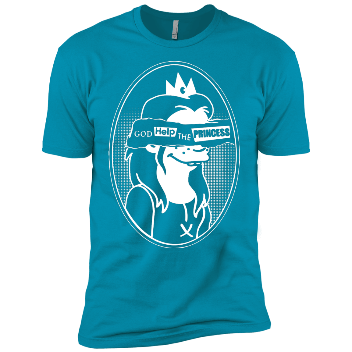 T-Shirts Turquoise / YXS God Help The Princess Boys Premium T-Shirt