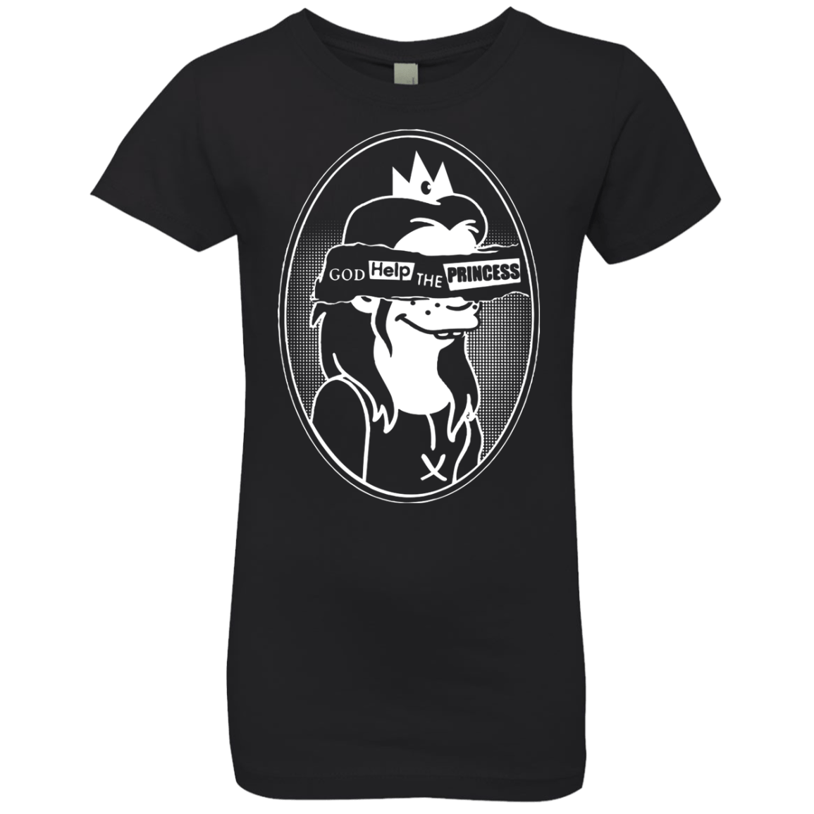T-Shirts Black / YXS God Help The Princess Girls Premium T-Shirt