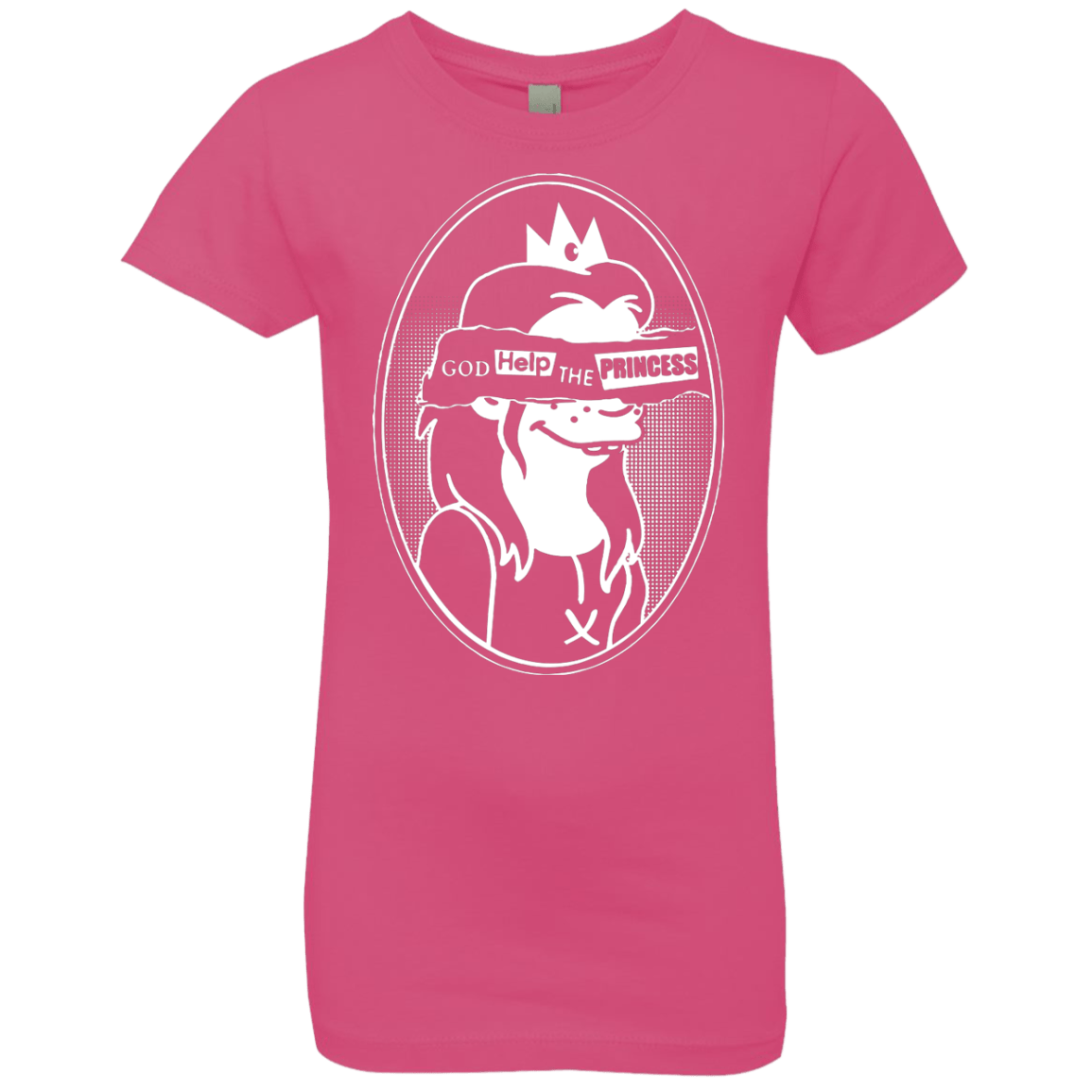 T-Shirts Hot Pink / YXS God Help The Princess Girls Premium T-Shirt