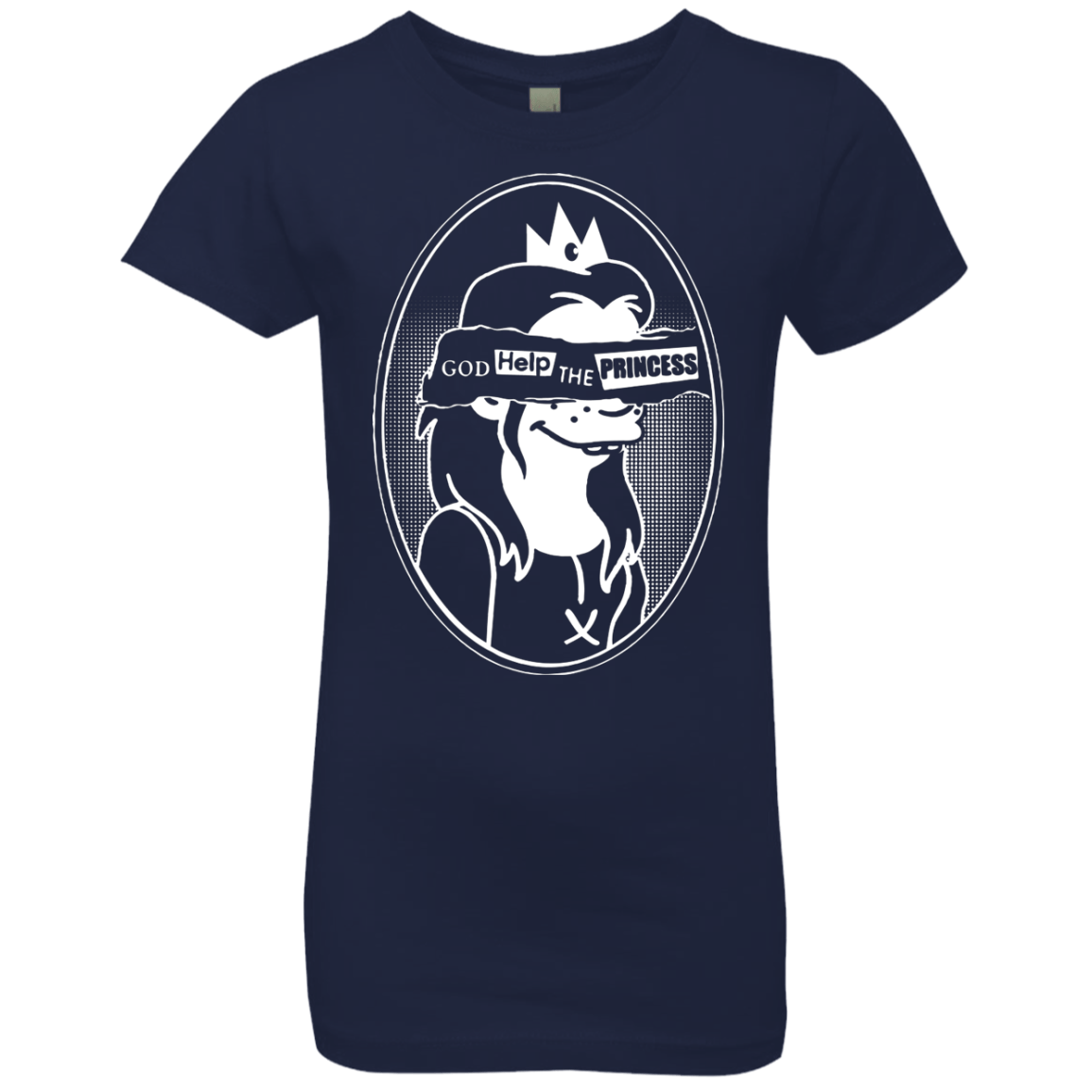 T-Shirts Midnight Navy / YXS God Help The Princess Girls Premium T-Shirt