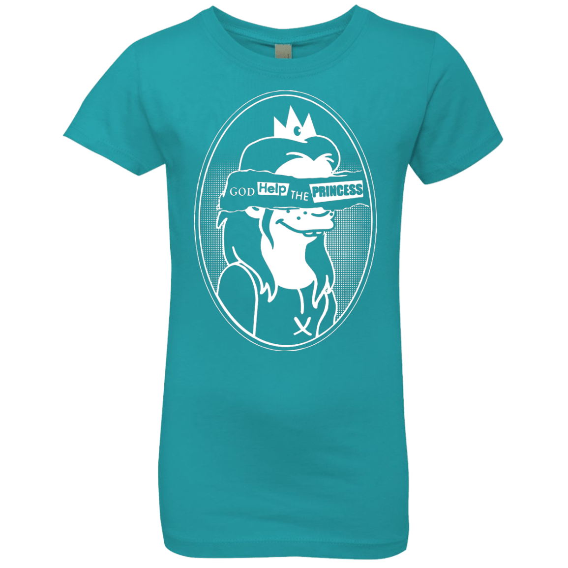 T-Shirts Tahiti Blue / YXS God Help The Princess Girls Premium T-Shirt