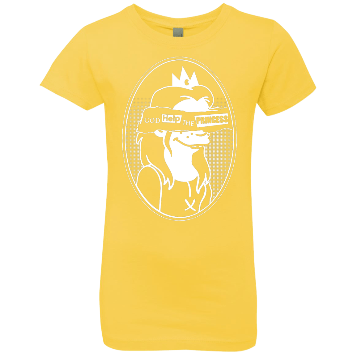 T-Shirts Vibrant Yellow / YXS God Help The Princess Girls Premium T-Shirt