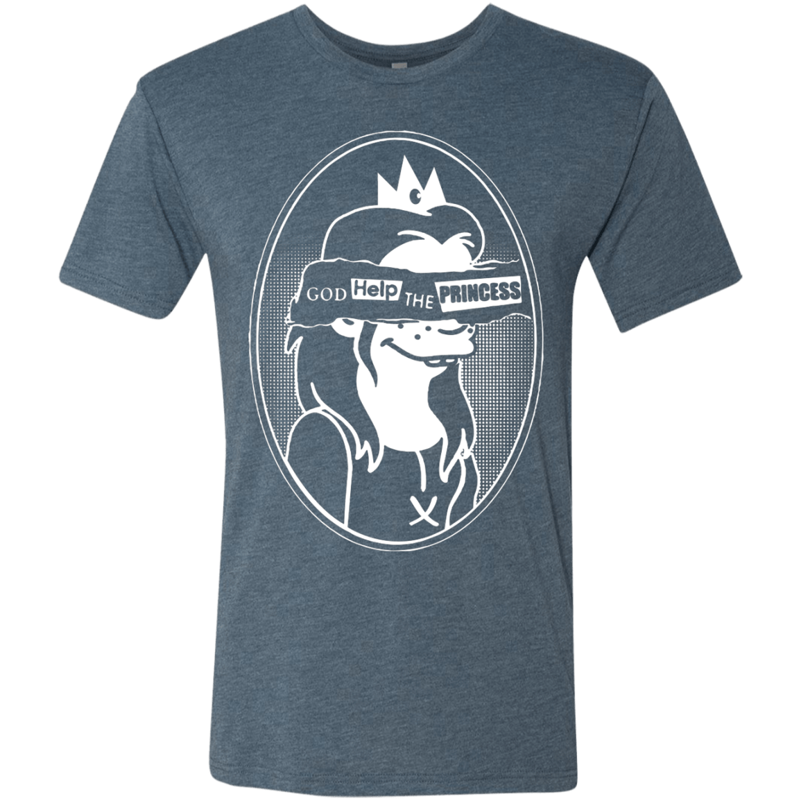 T-Shirts Indigo / S God Help The Princess Men's Triblend T-Shirt