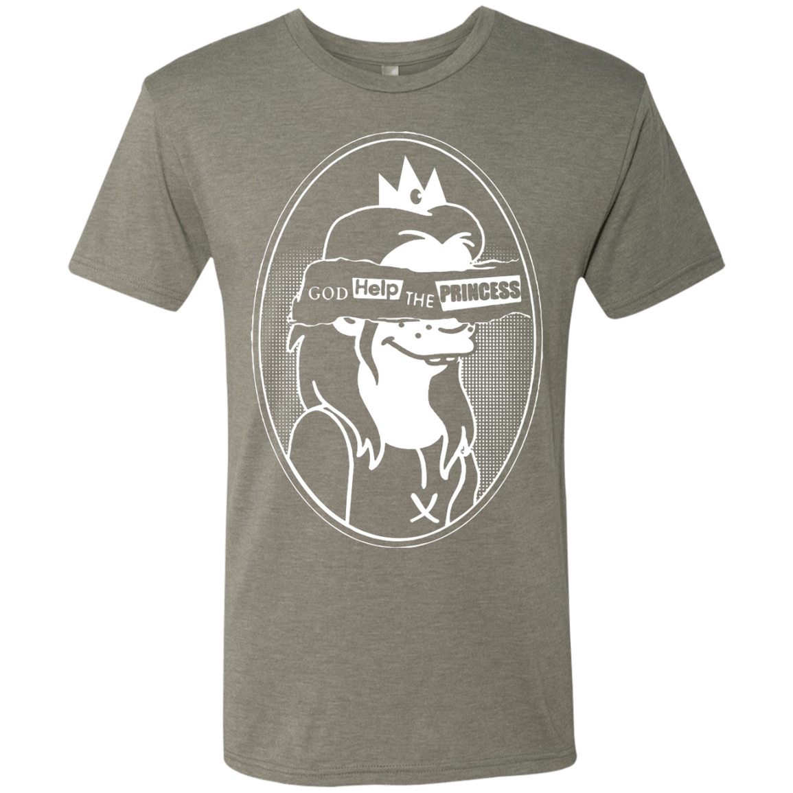 T-Shirts Venetian Grey / S God Help The Princess Men's Triblend T-Shirt