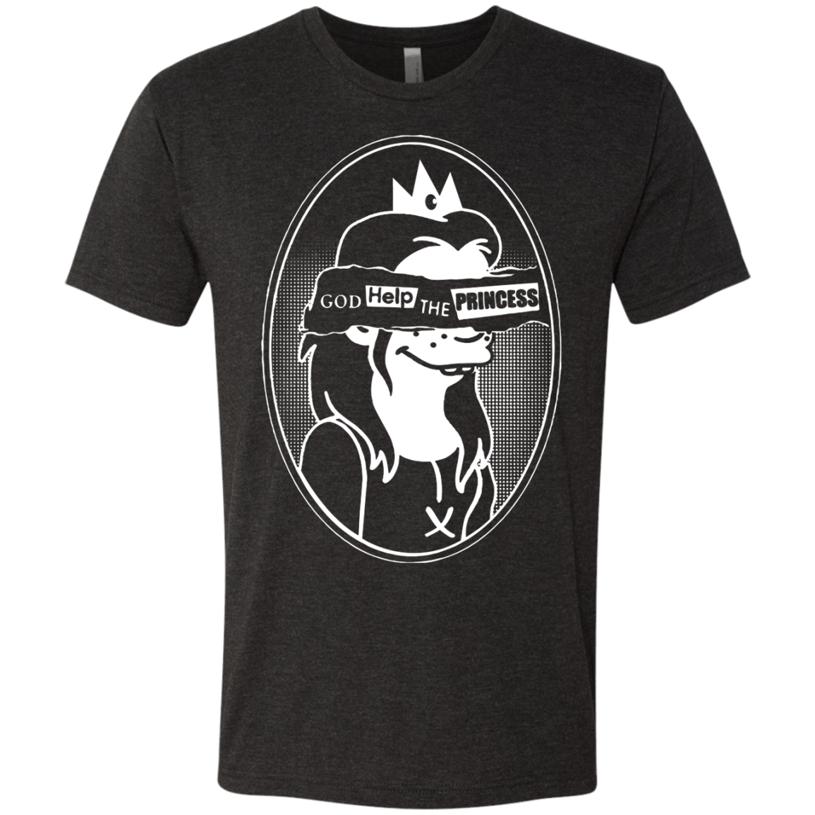 T-Shirts Vintage Black / S God Help The Princess Men's Triblend T-Shirt