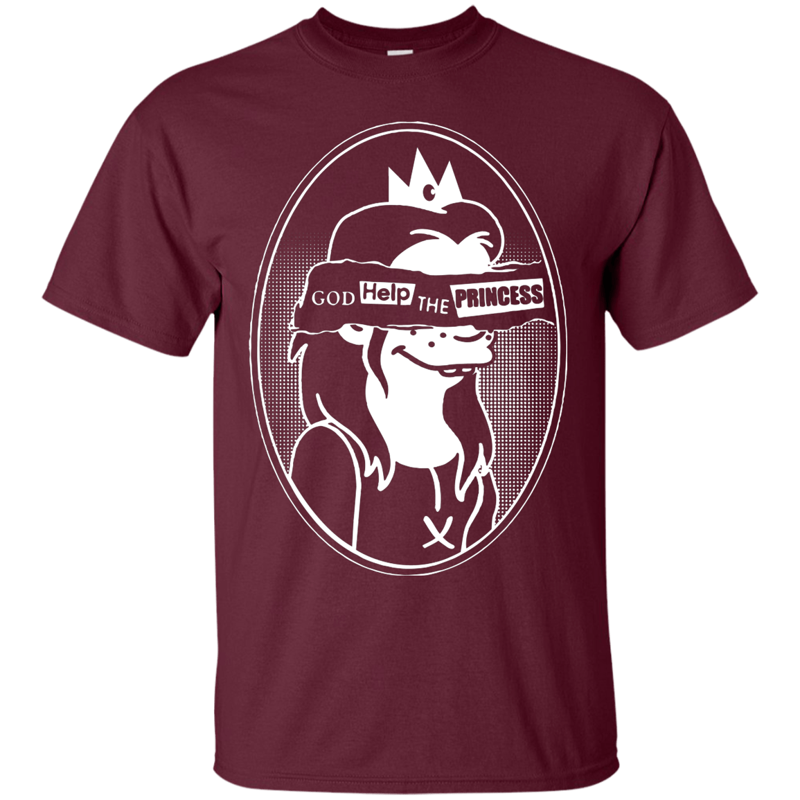T-Shirts Maroon / S God Help The Princess T-Shirt