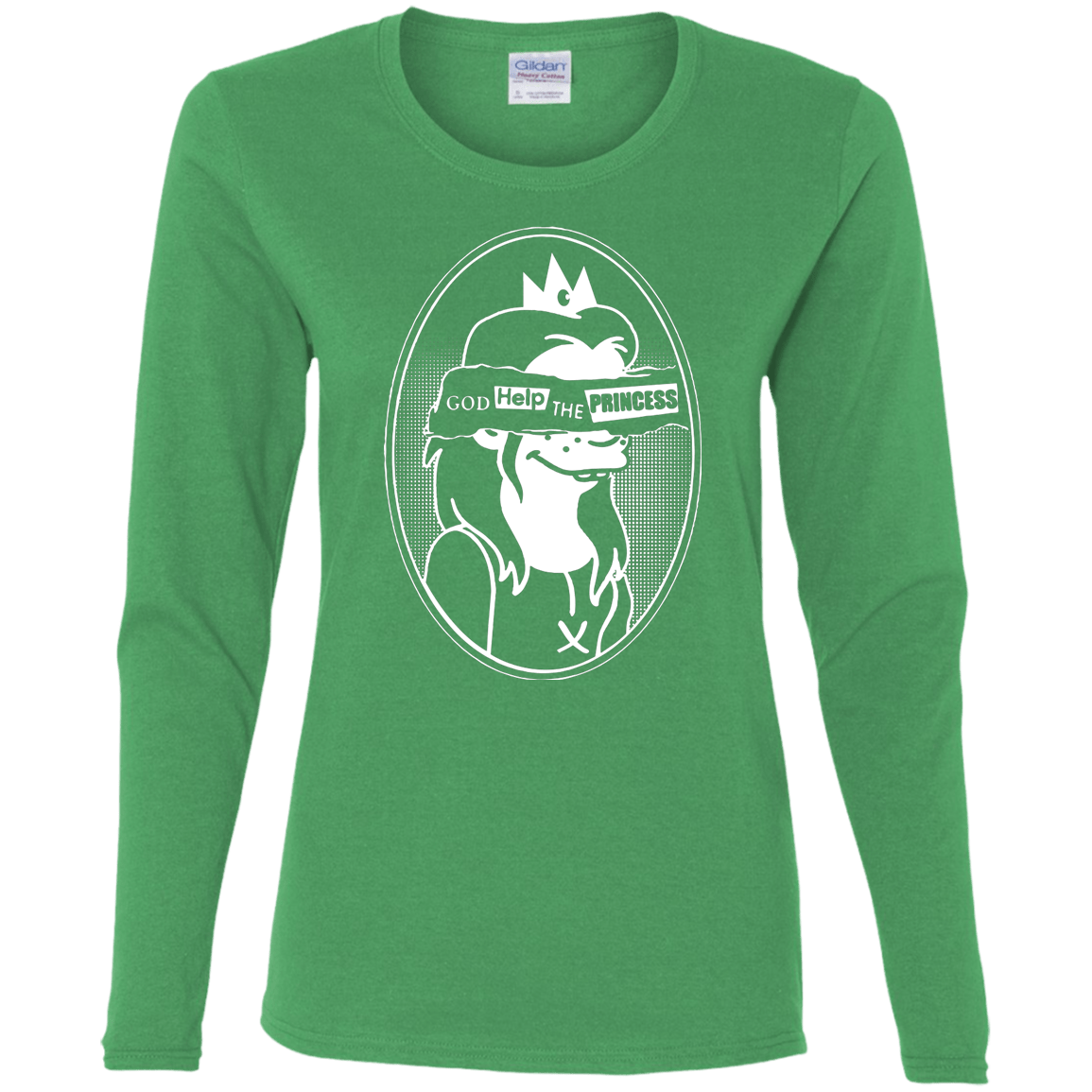 T-Shirts Irish Green / S God Help The Princess Women's Long Sleeve T-Shirt