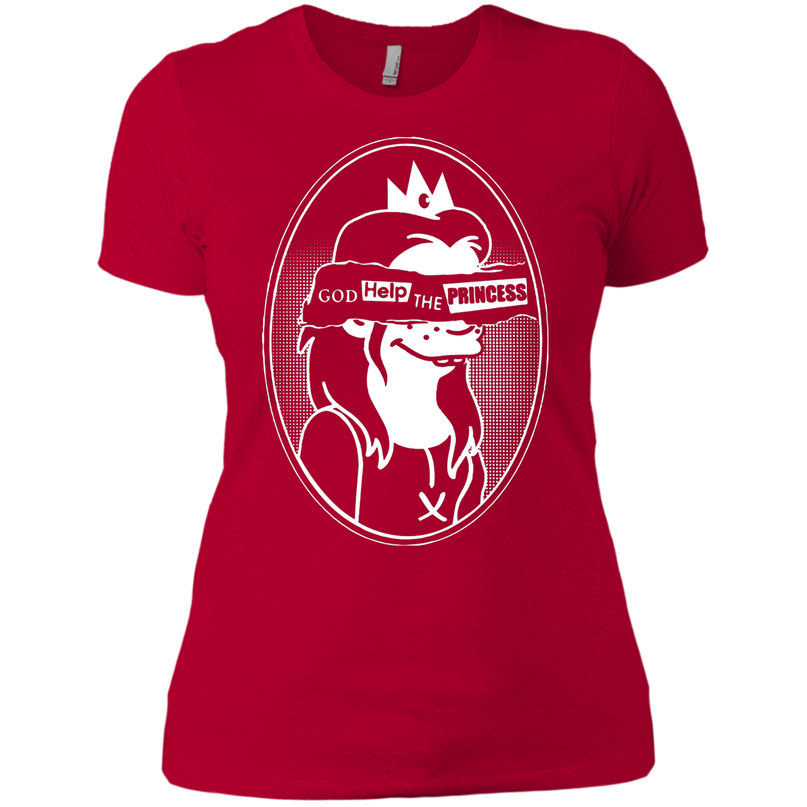 T-Shirts Red / X-Small God Help The Princess Women's Premium T-Shirt