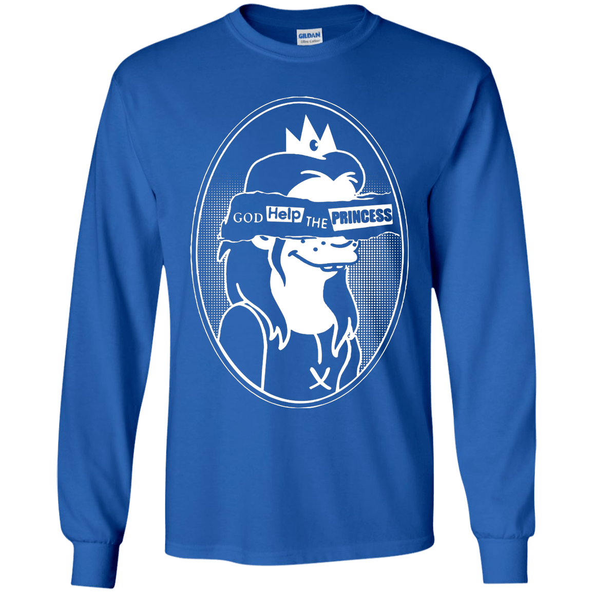 T-Shirts Royal / YS God Help The Princess Youth Long Sleeve T-Shirt